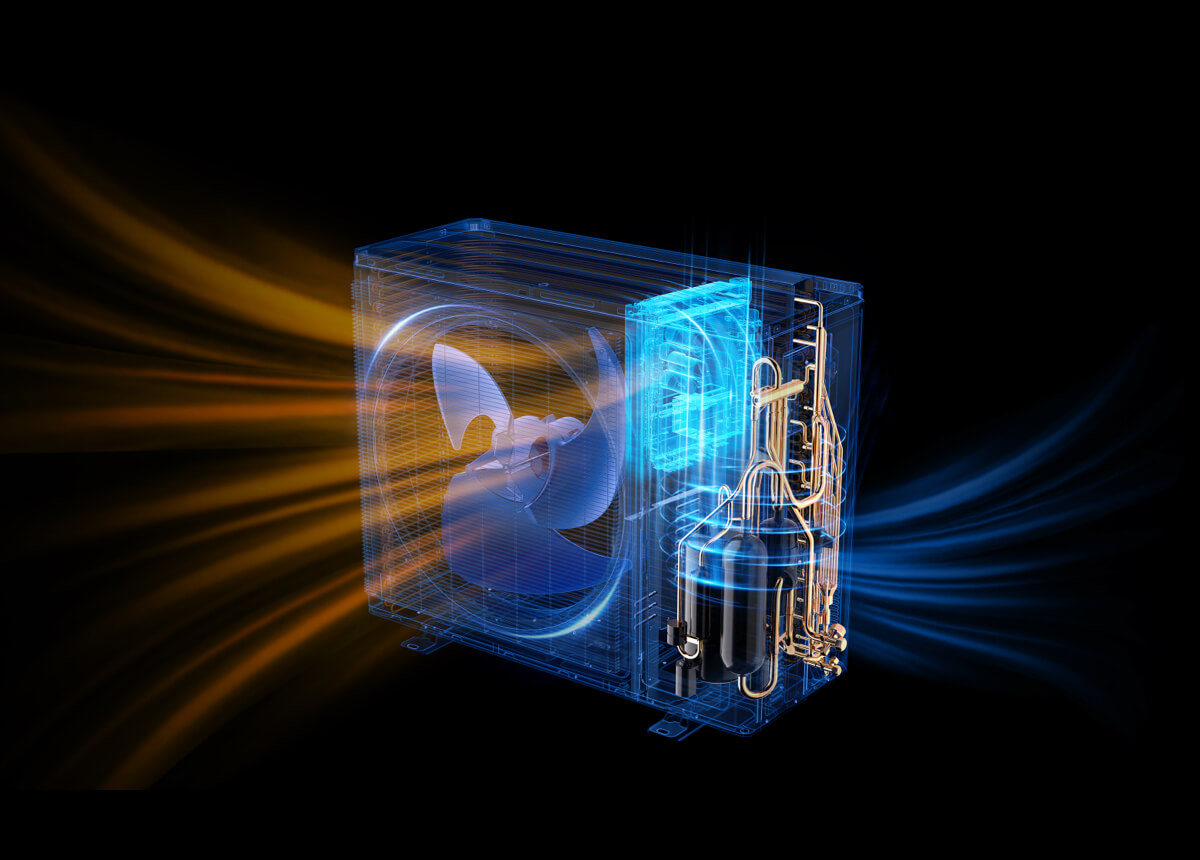 STRONG COOLING AT 58℃ HIGH AMBIENT TEMPERATURE