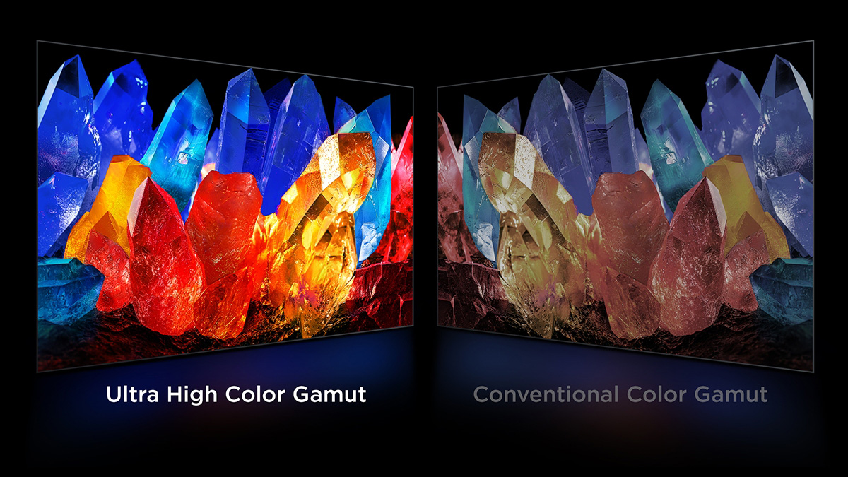 98% DCI-P3 Ultra High Color Gamut
