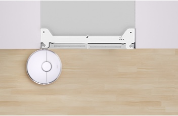 TCL Refrigerator sits flush with cabinets for easy cleaning