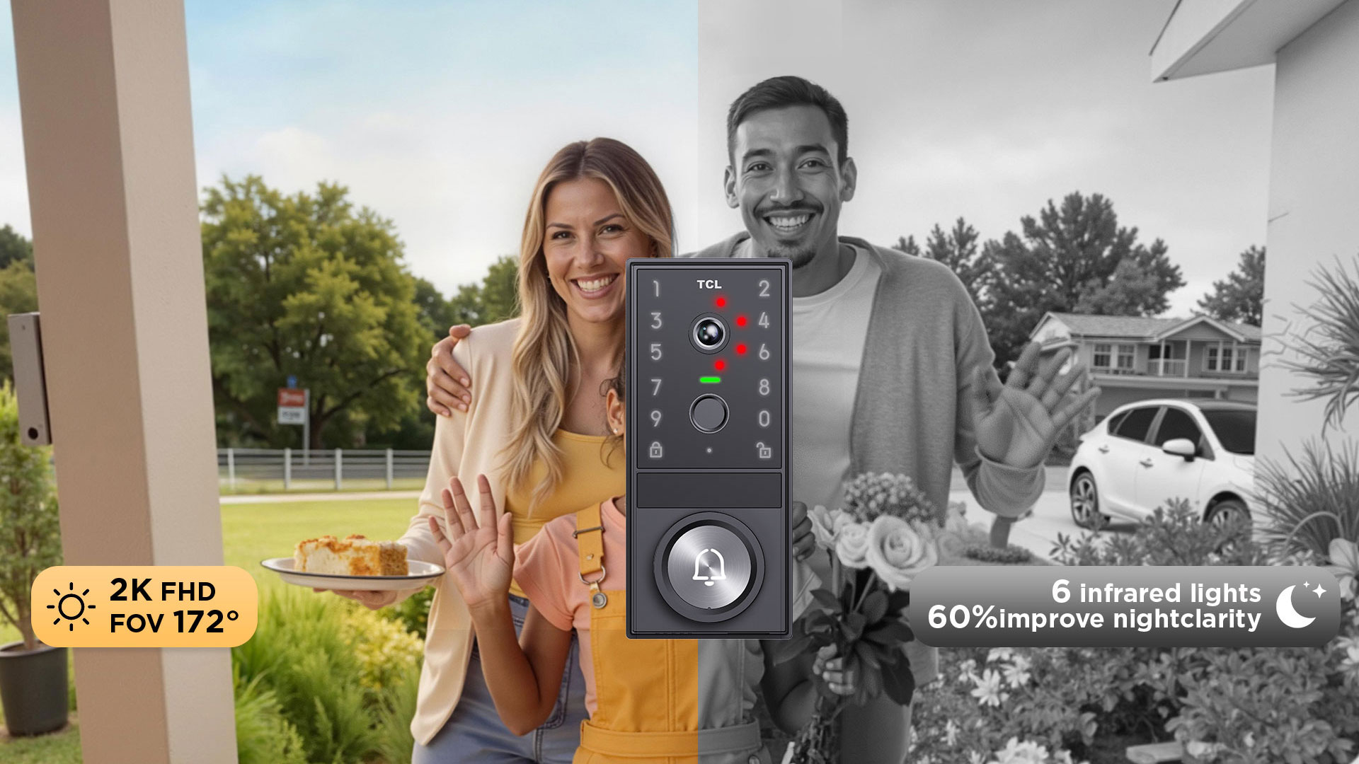 TCL D1 Fingerprint Smart Lock Unlock with A Touch