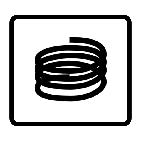 <br>Optional internal heat exchange coil