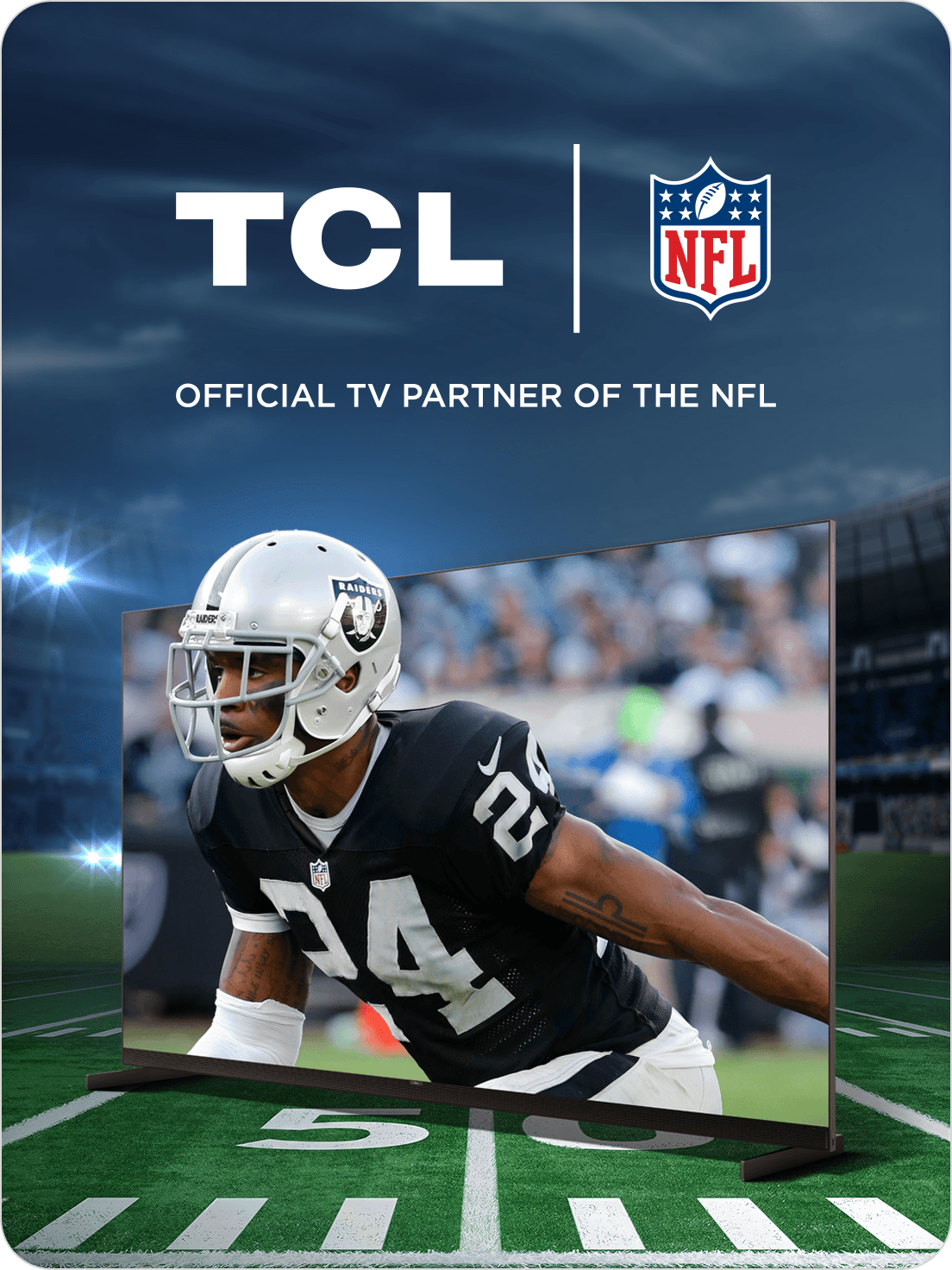 TCL-Offical Partner of The NFL in North America