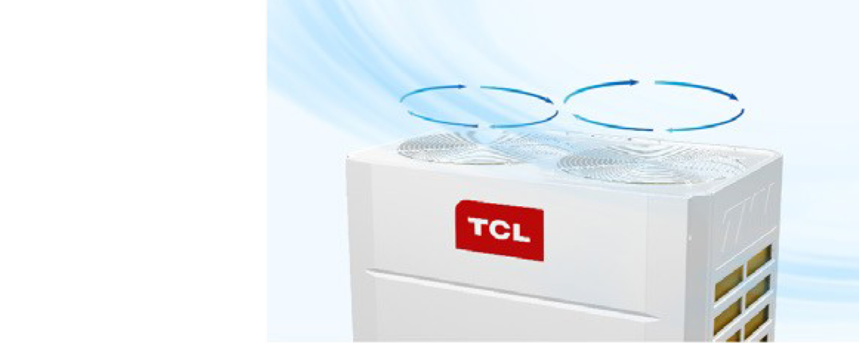 An external force causes the fan to rotate in the opposite direction