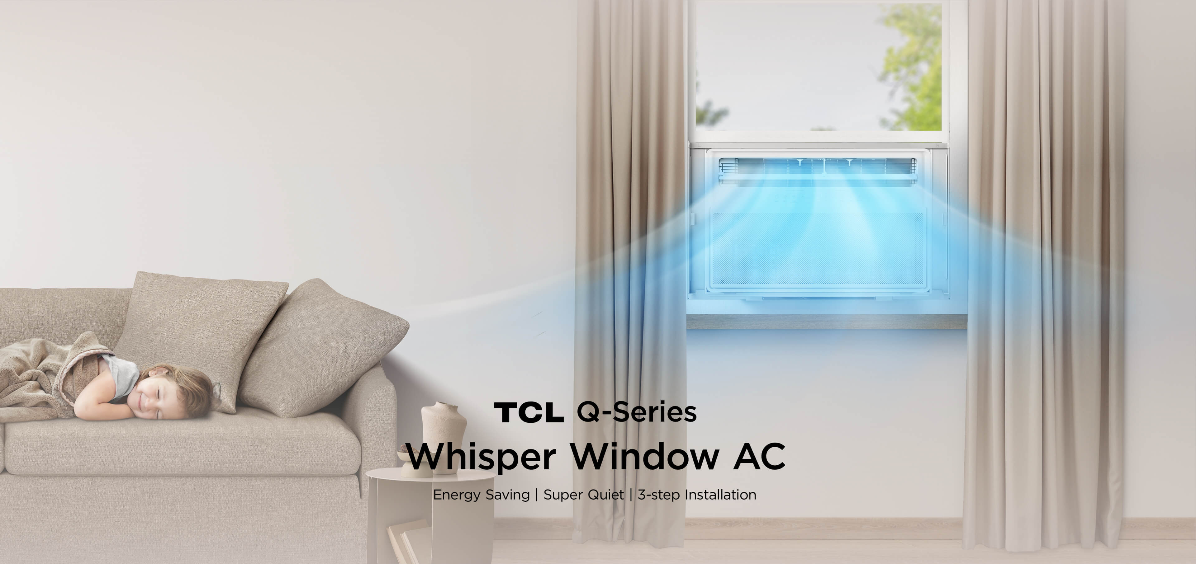 TCL Q-Series Whisper  Window AC