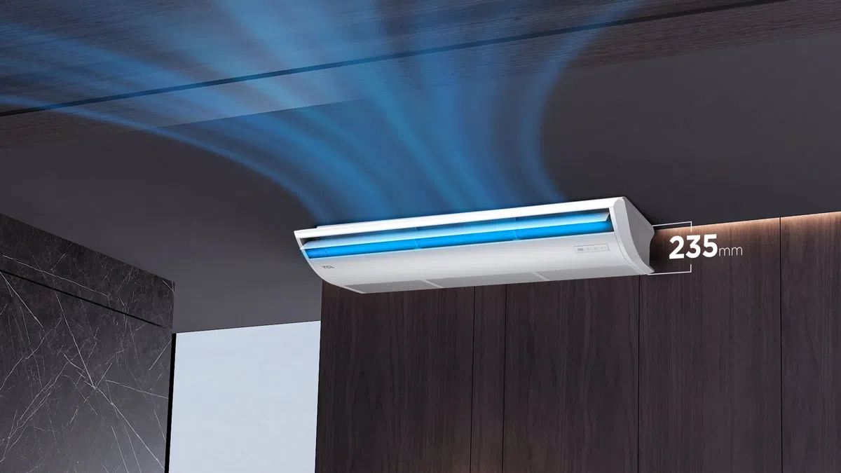 Ultratenký dizajn stropu a podlahy TCL