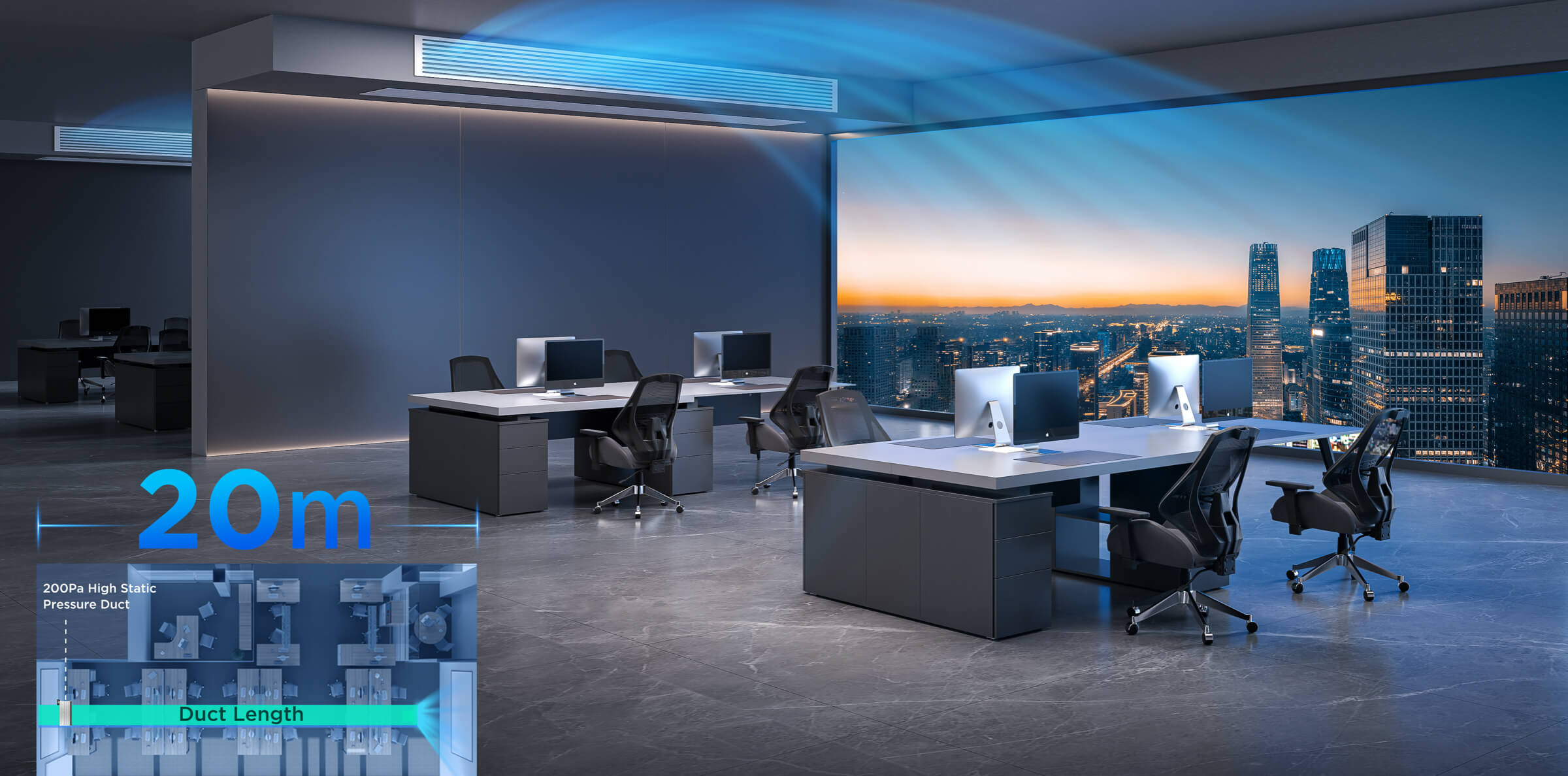 20M ULTRA-LONG EXTENDABLE DUCT