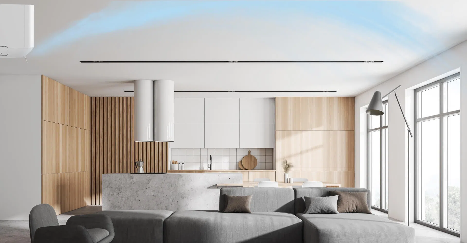 Shower style cooling of TCL BreezeIN AC