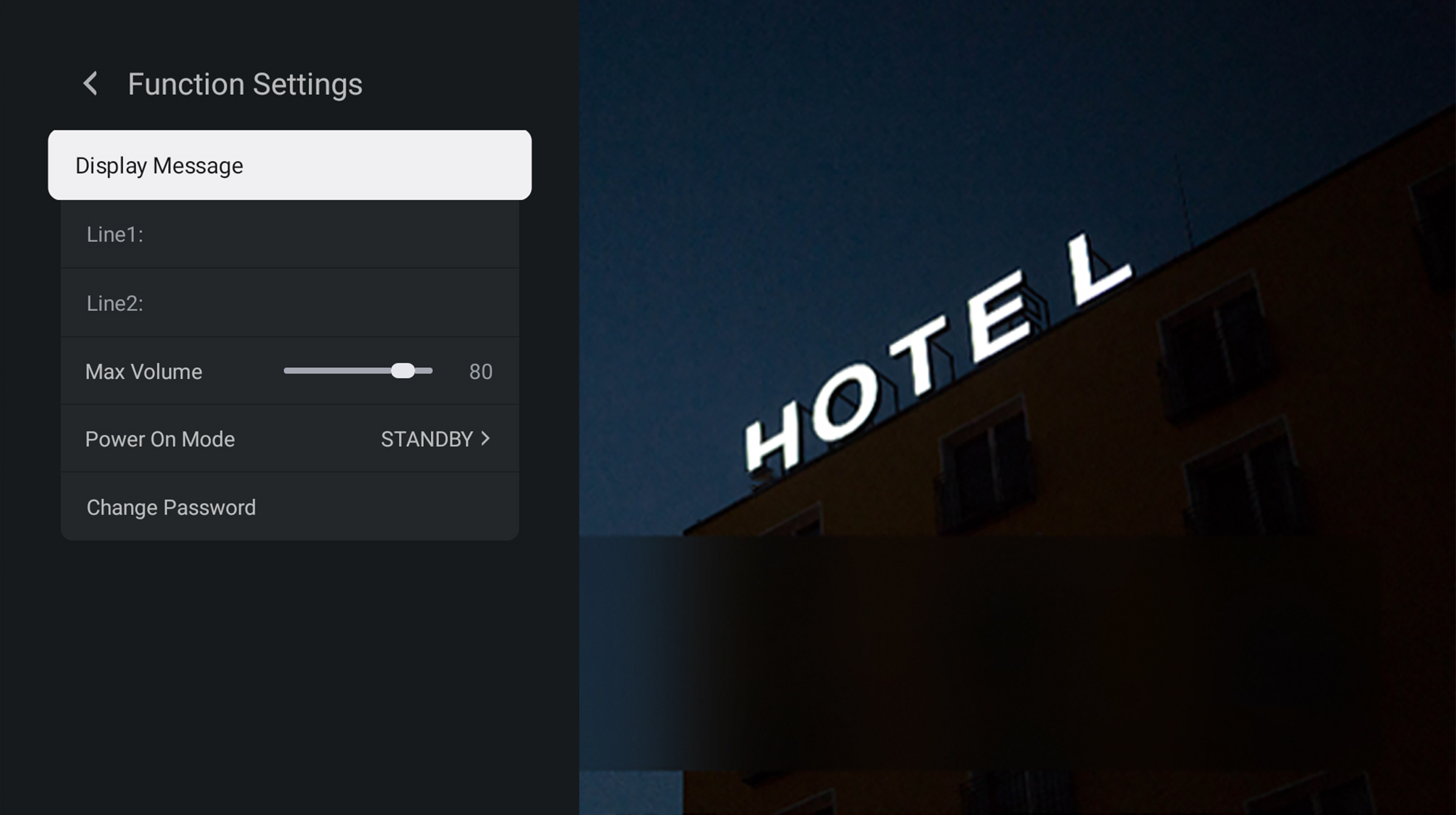 TCL G60K 4K HDR TV with Function Settings