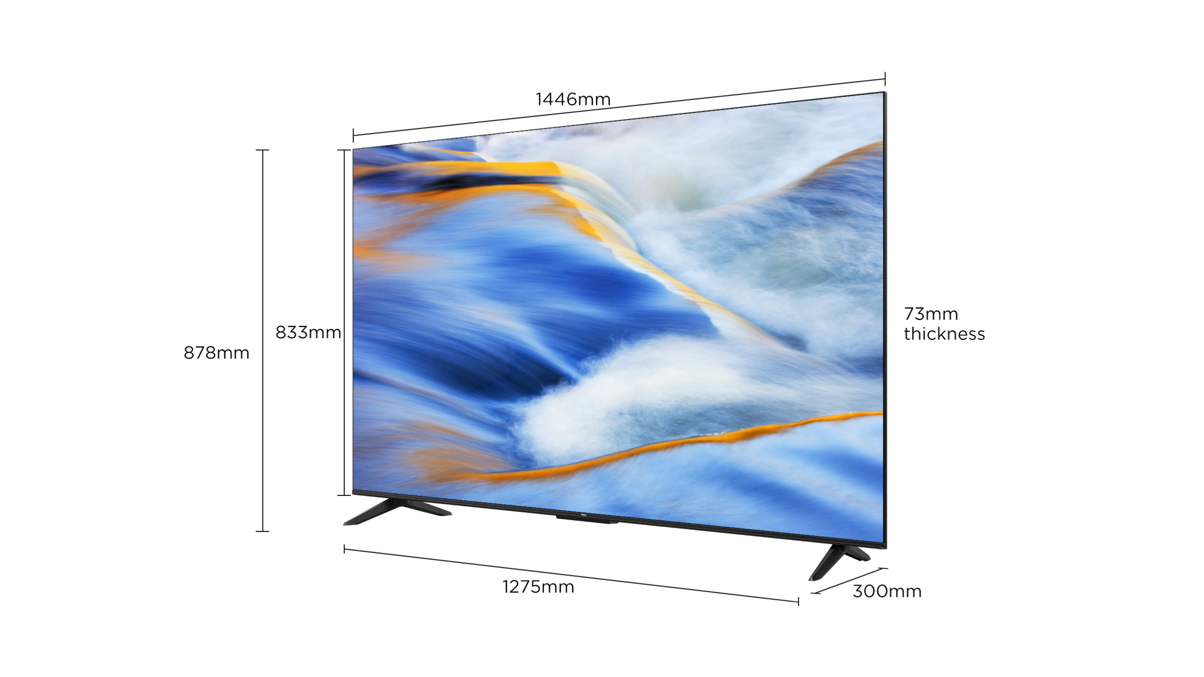 TCL G60K 4K HDR TV Screen Size 65