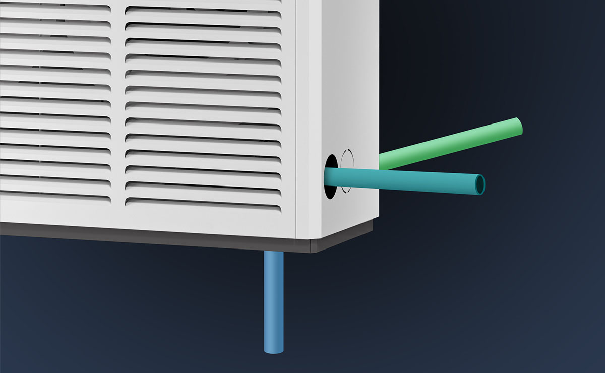 TCL CAC Floor Standing AC with 3 directions optional pipe outlet