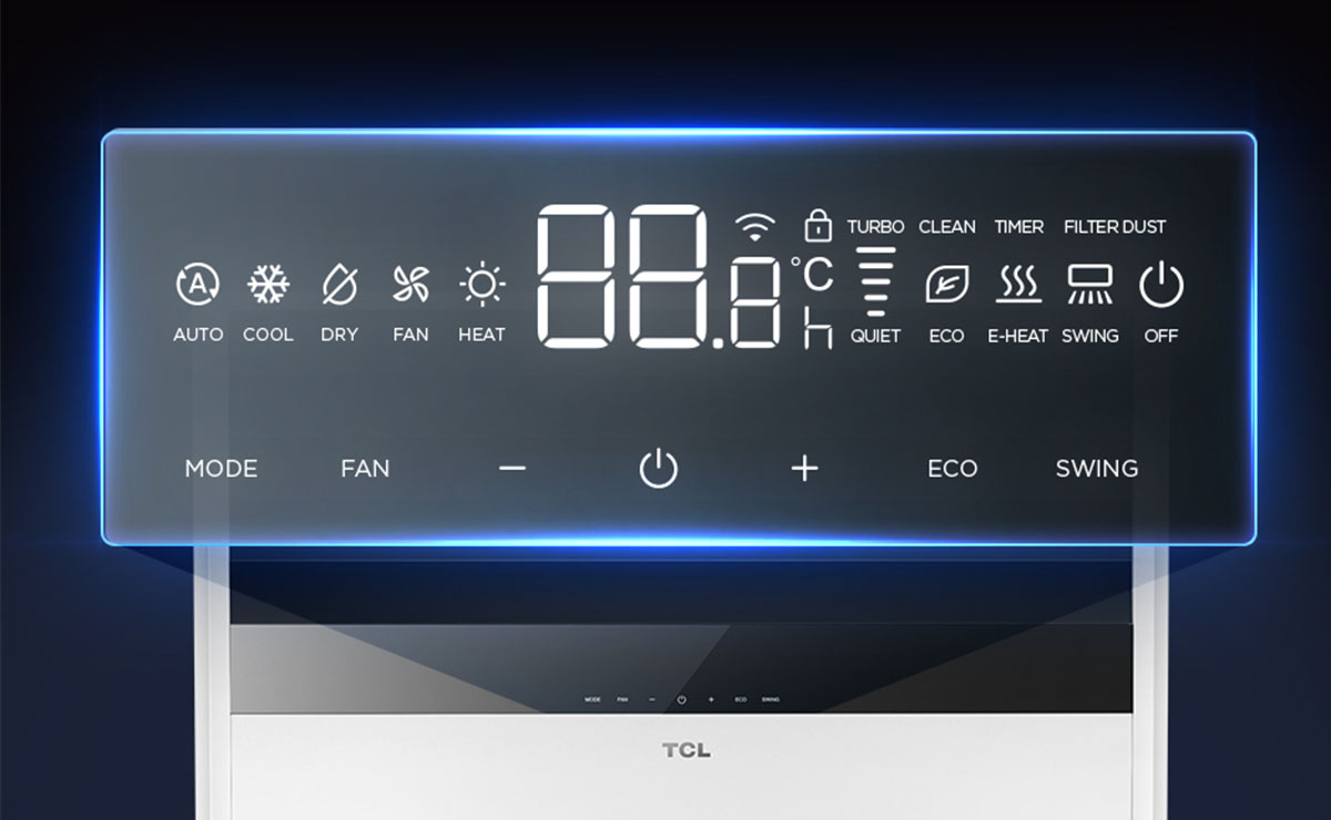 乐竟体育 CAC Floor Standing AC with Extra-large touch screen panel