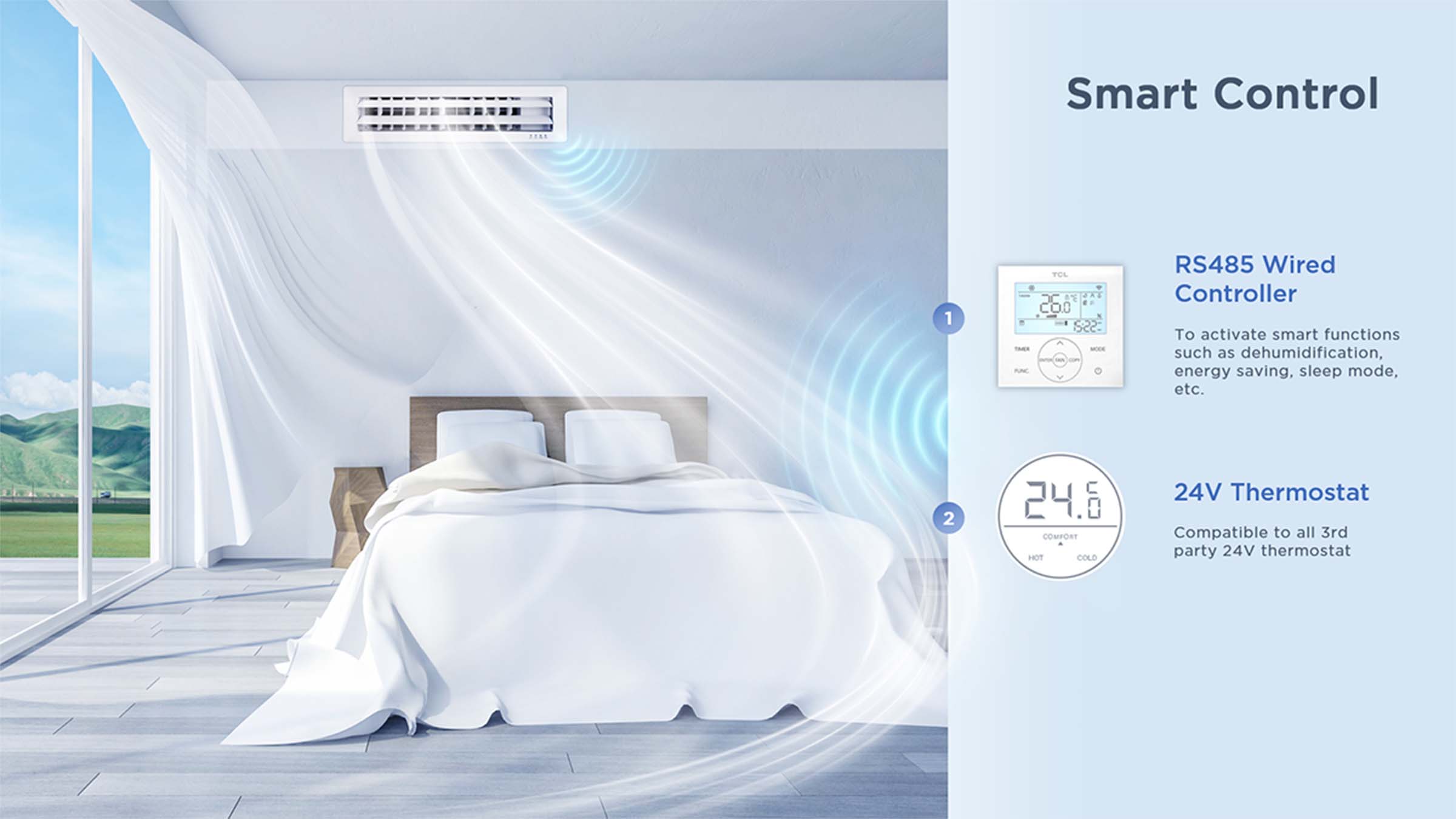 TCL 18-54K Top-discharge Outdoor Unit Smart Control