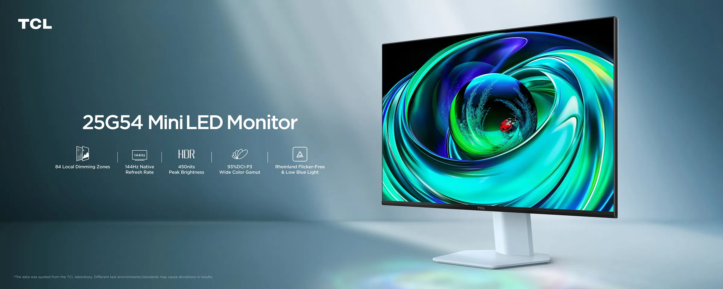 TCL 27R73Q HDR Professional Monitor מסך מחשב גיימינג 25G54 Mini LED Monitor מבית TCL