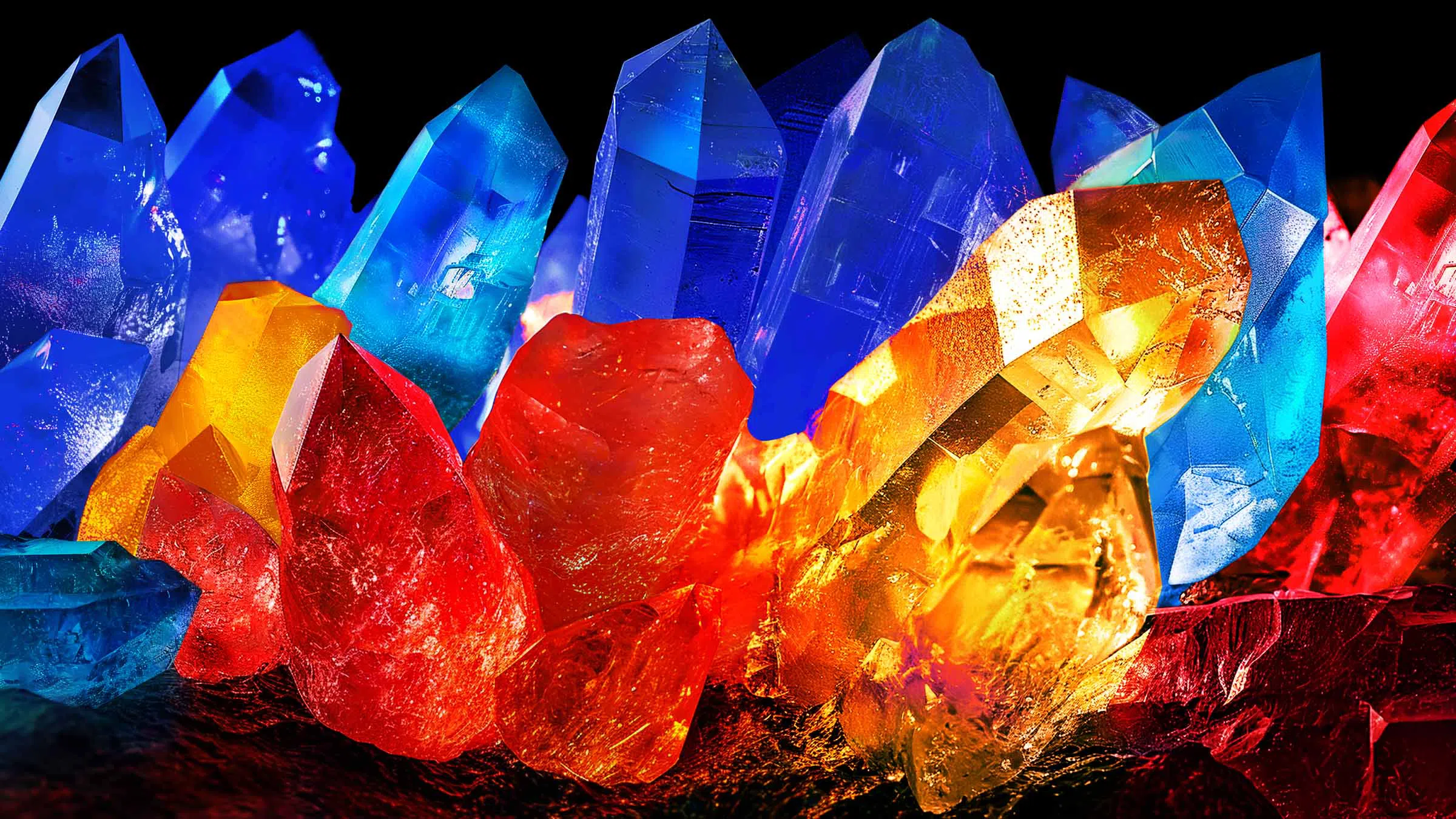TCL QLED utilizes Colorful Quantum Crystals
