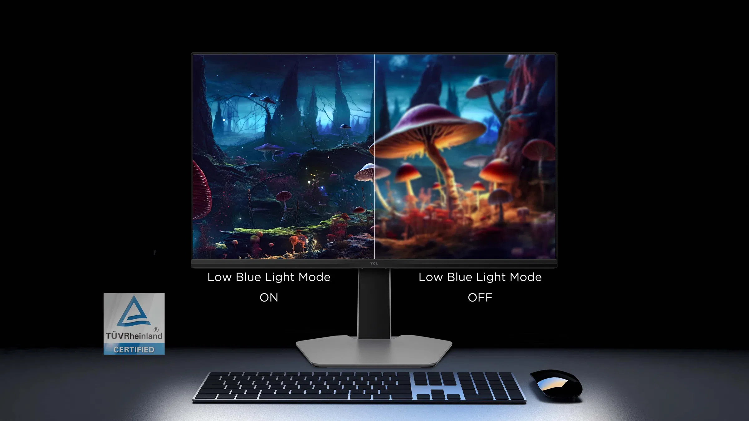 TCL 27G64 QD-MiniLED Monitor Rheinland Low Blue Light Certification
