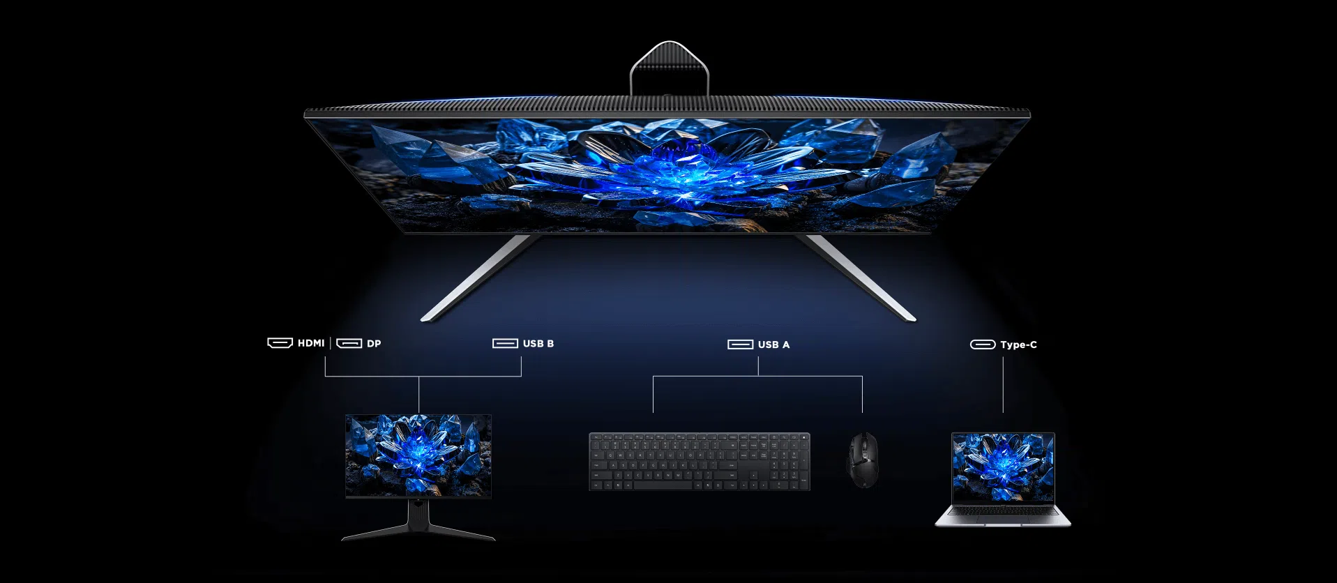 TCL 27R83U Monitor controls by keyboard and mouse