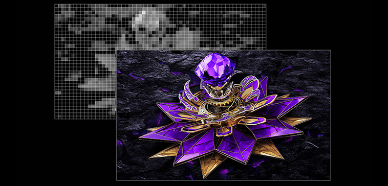 2304 Local Dimming Zones