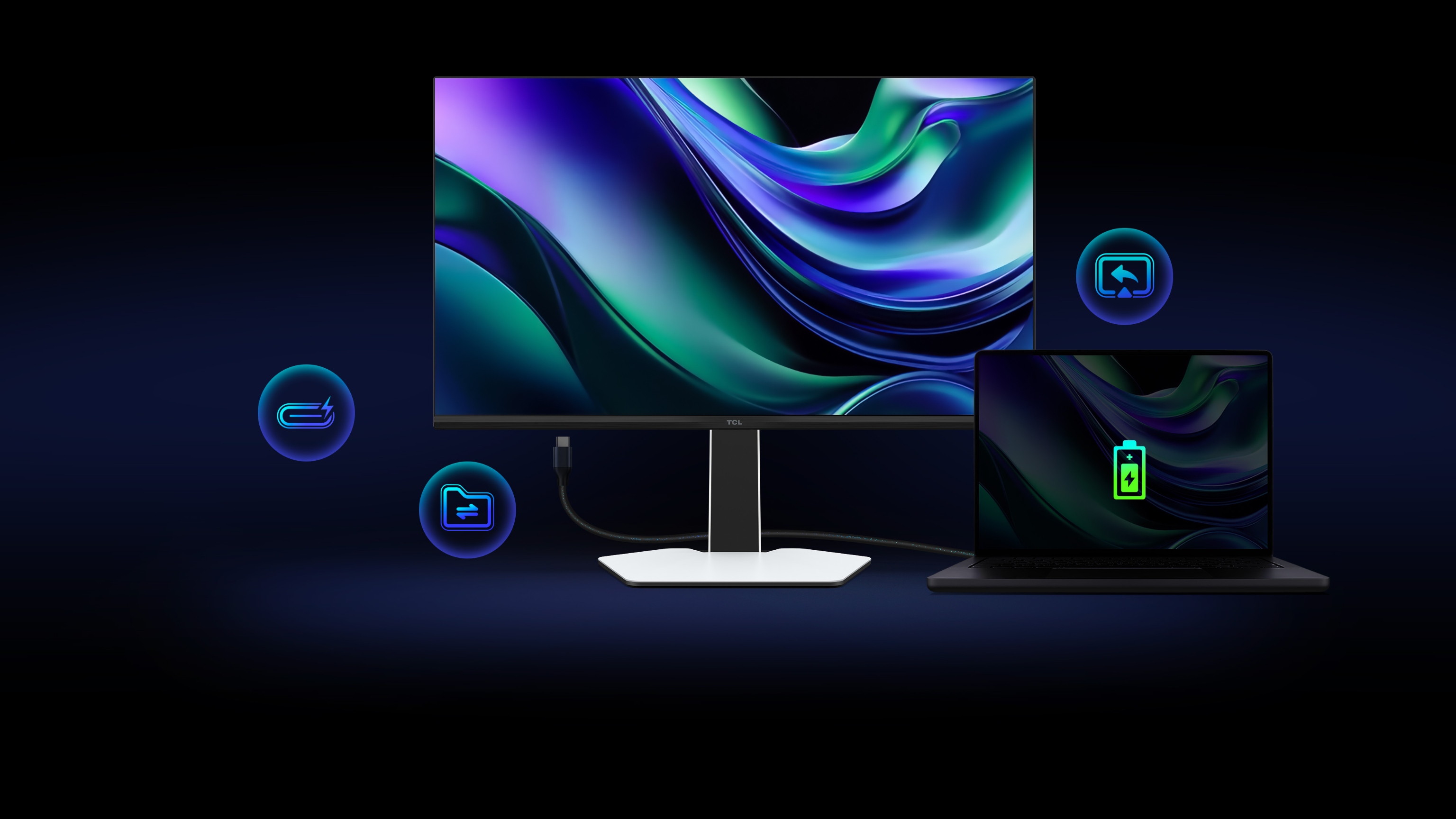 TCL 27R73Q Monitor with TCL CSOT Fast-HVA screen