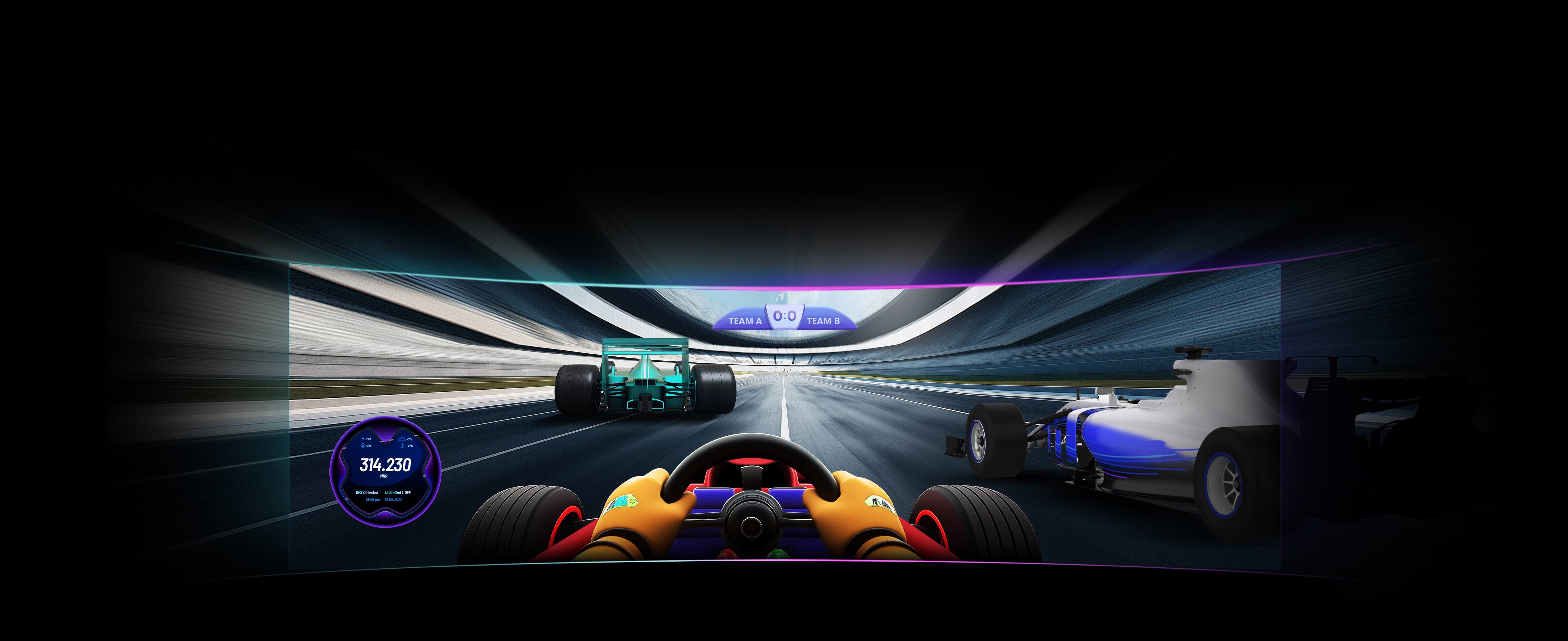 מסך מחשב גיימינג TCL 57'' 4K Curved 57R94 120Hz  1ms  