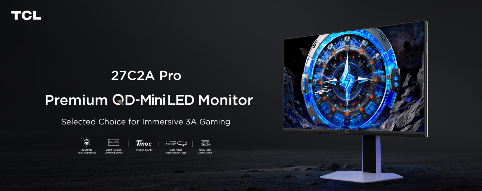 TCL C2A Pro QD-Mini LED for immersive 3A Gaming Monitor | TCL Global