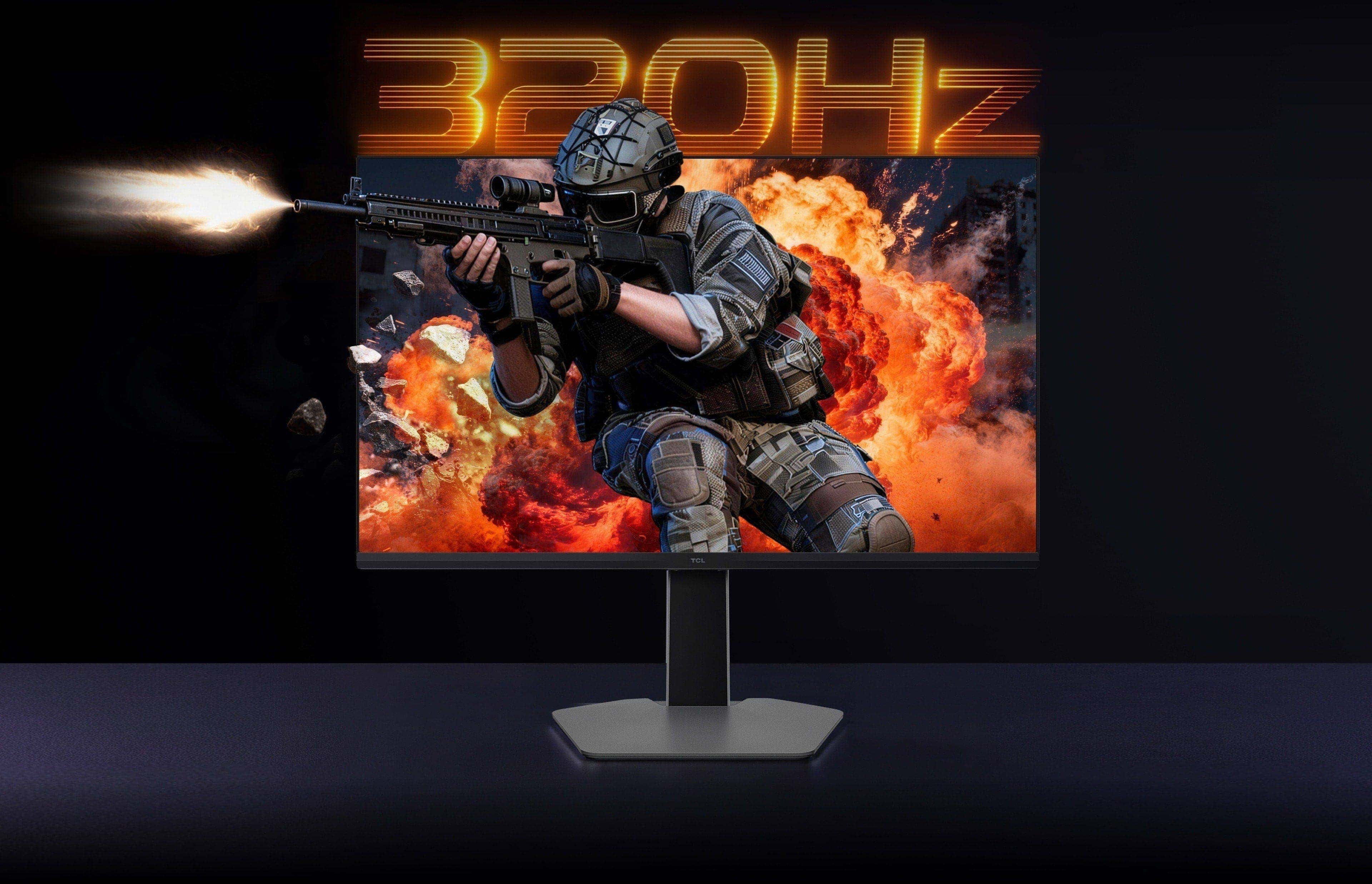 乐竟体育 27P2A Pro Monitor QHD 320Hz Rapid High Refresh Rate