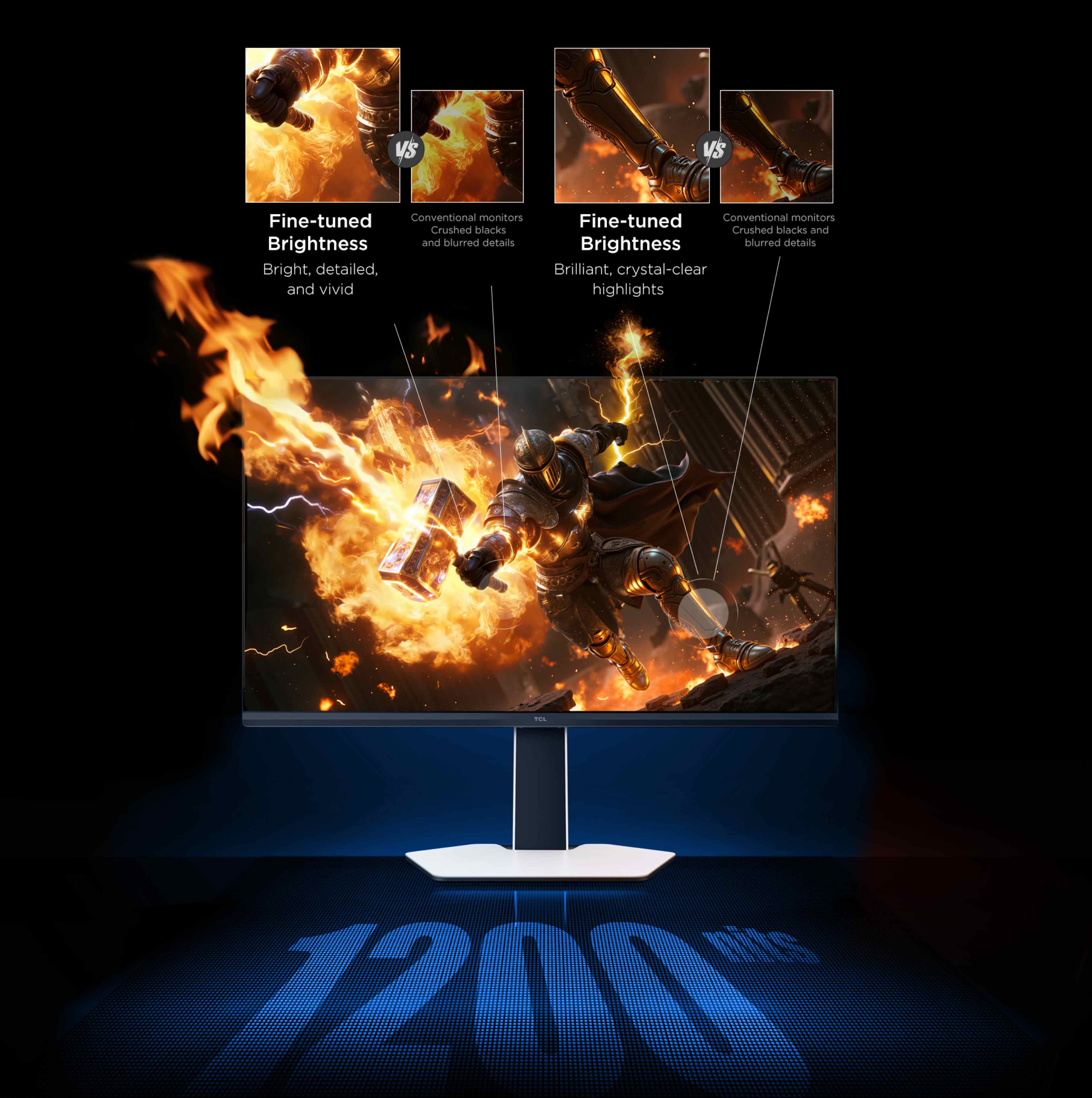 TCL P3A Pro TV 1200nits Peak Brightness