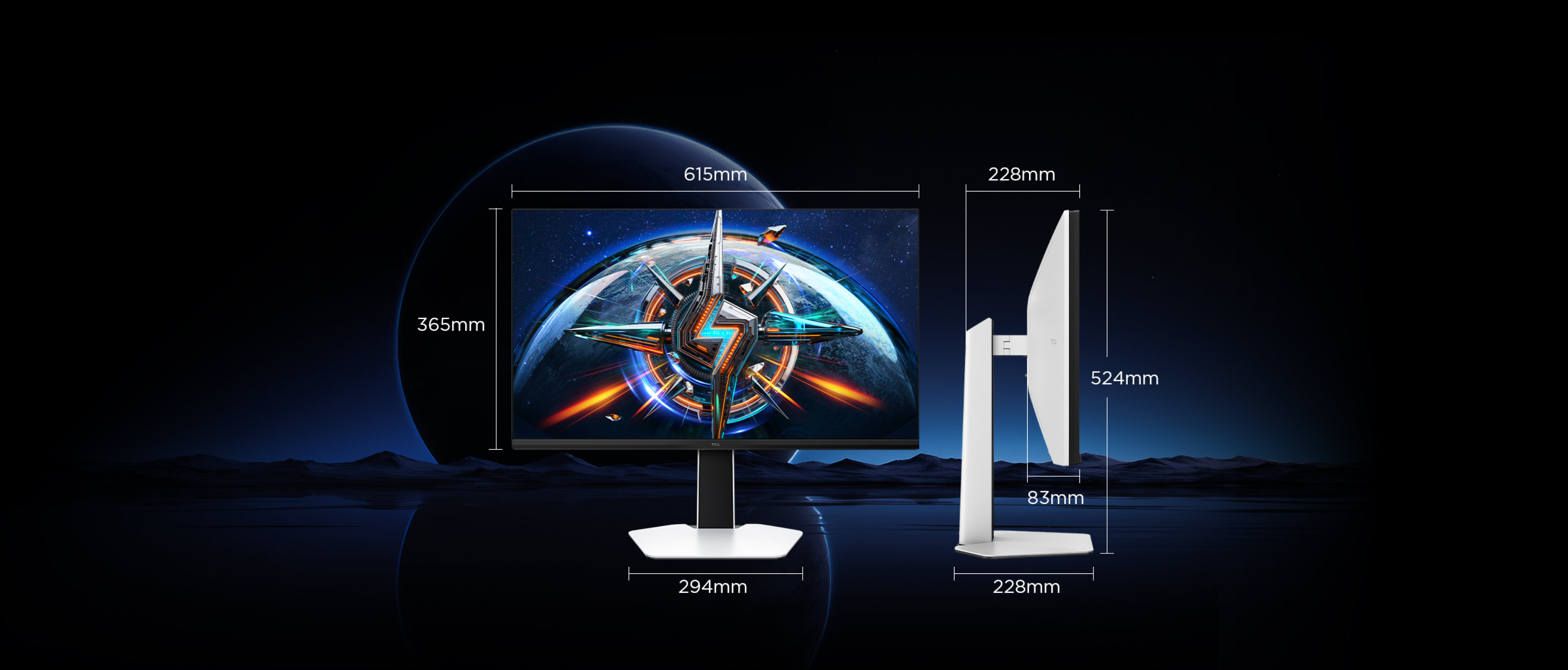 TCL 27P2A Pro 320Hz Mini LED Monitor 800nits Peak Brightness