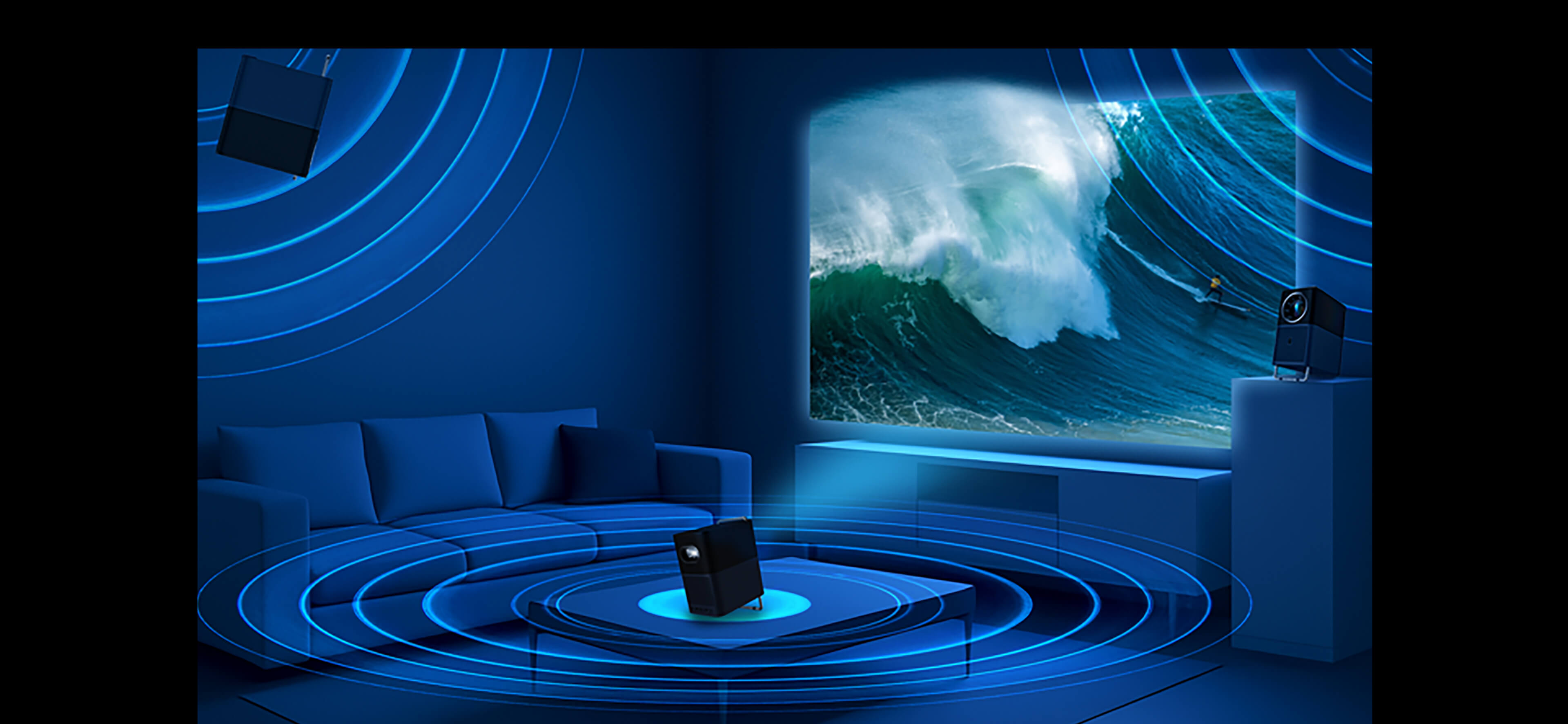 TCL PROJECTOR A1s Mini Projector Google TV Netflix Licensed | TCL