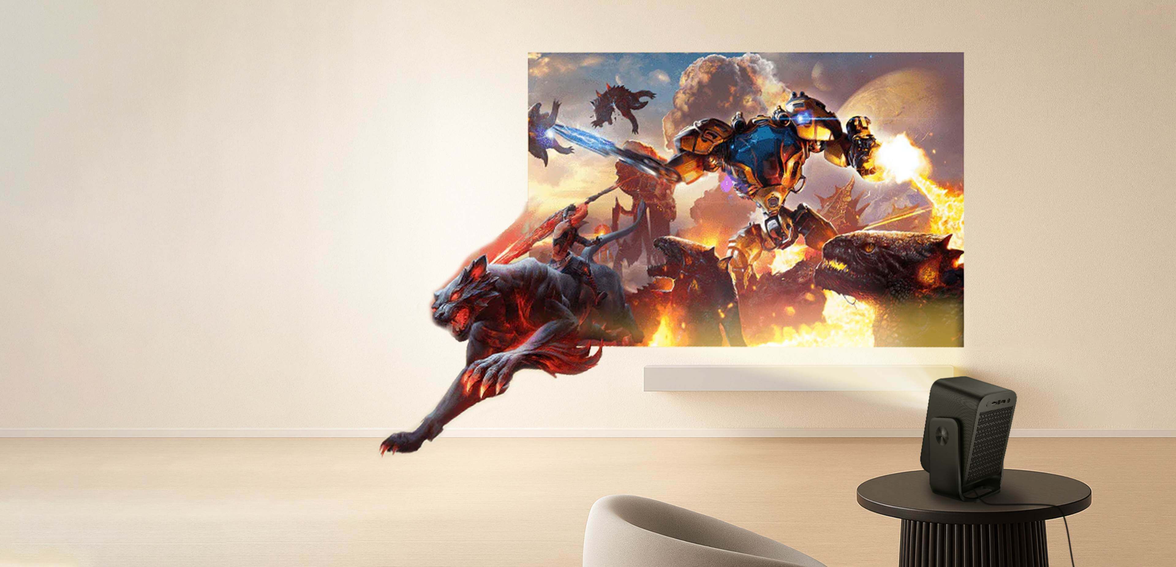 TCL Projector C1 Rich Audio that Fills the Room