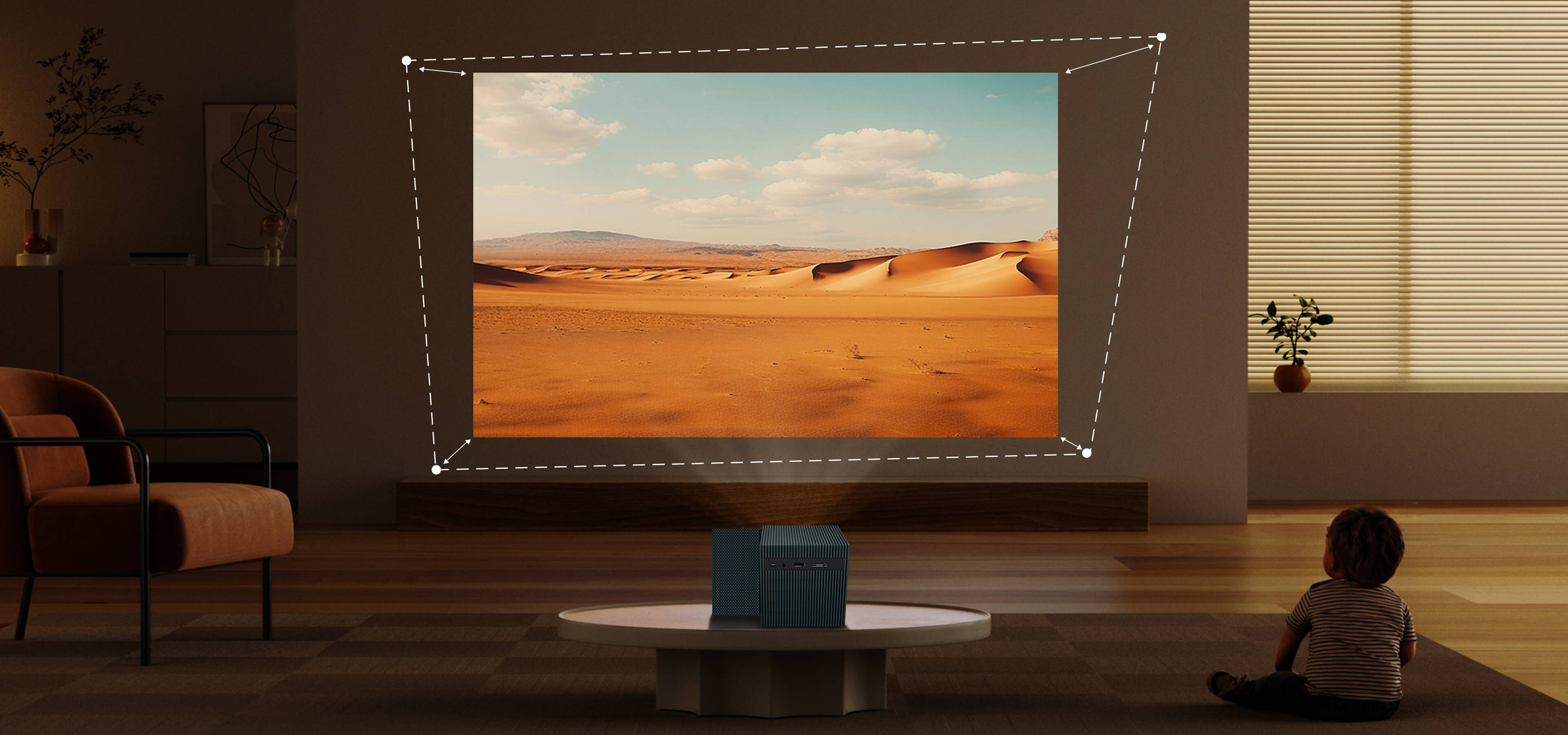 PlayCube Projector Instant Auto Focus