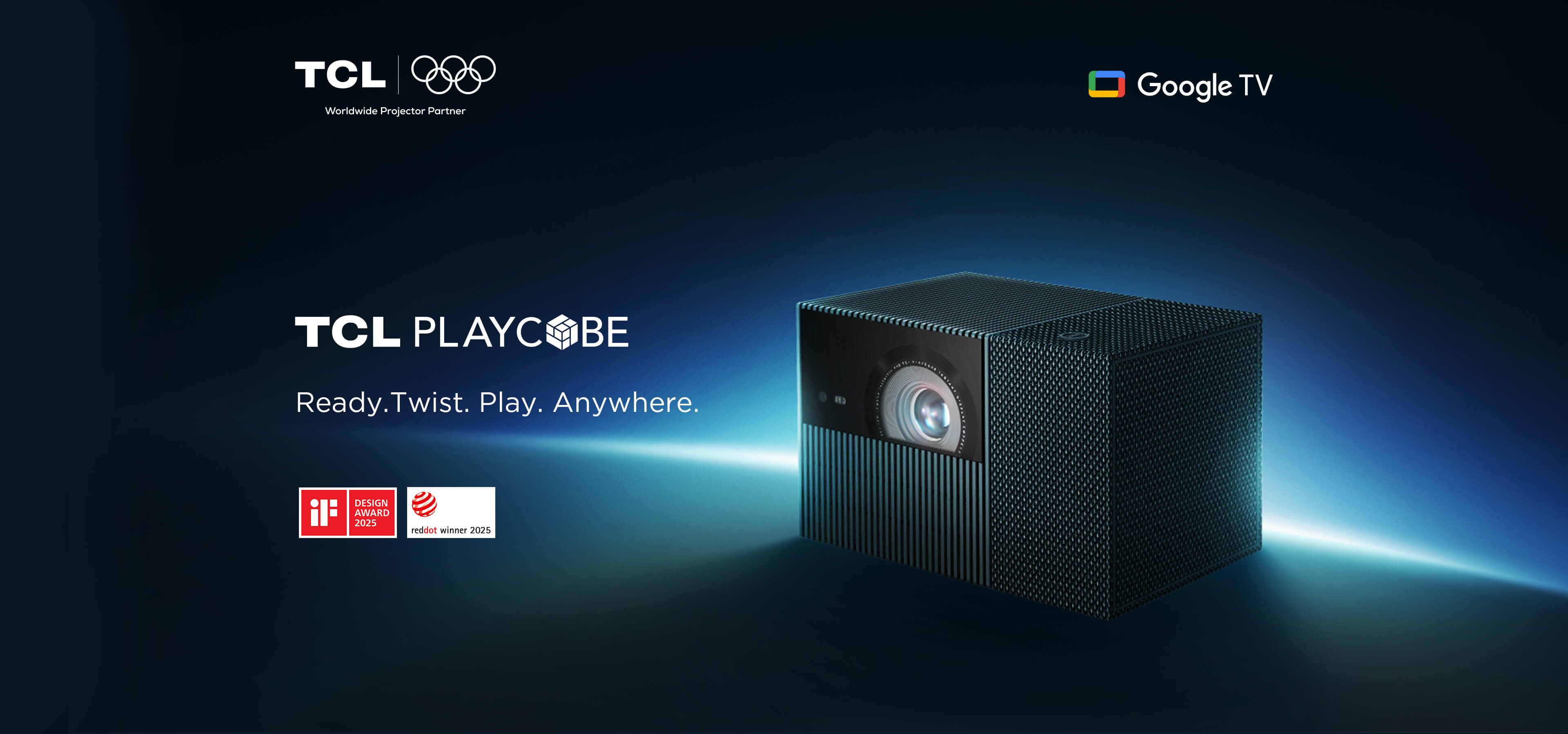TCL PlayCube Projector 1080P Google TV Netflix Certified | TCL Global
