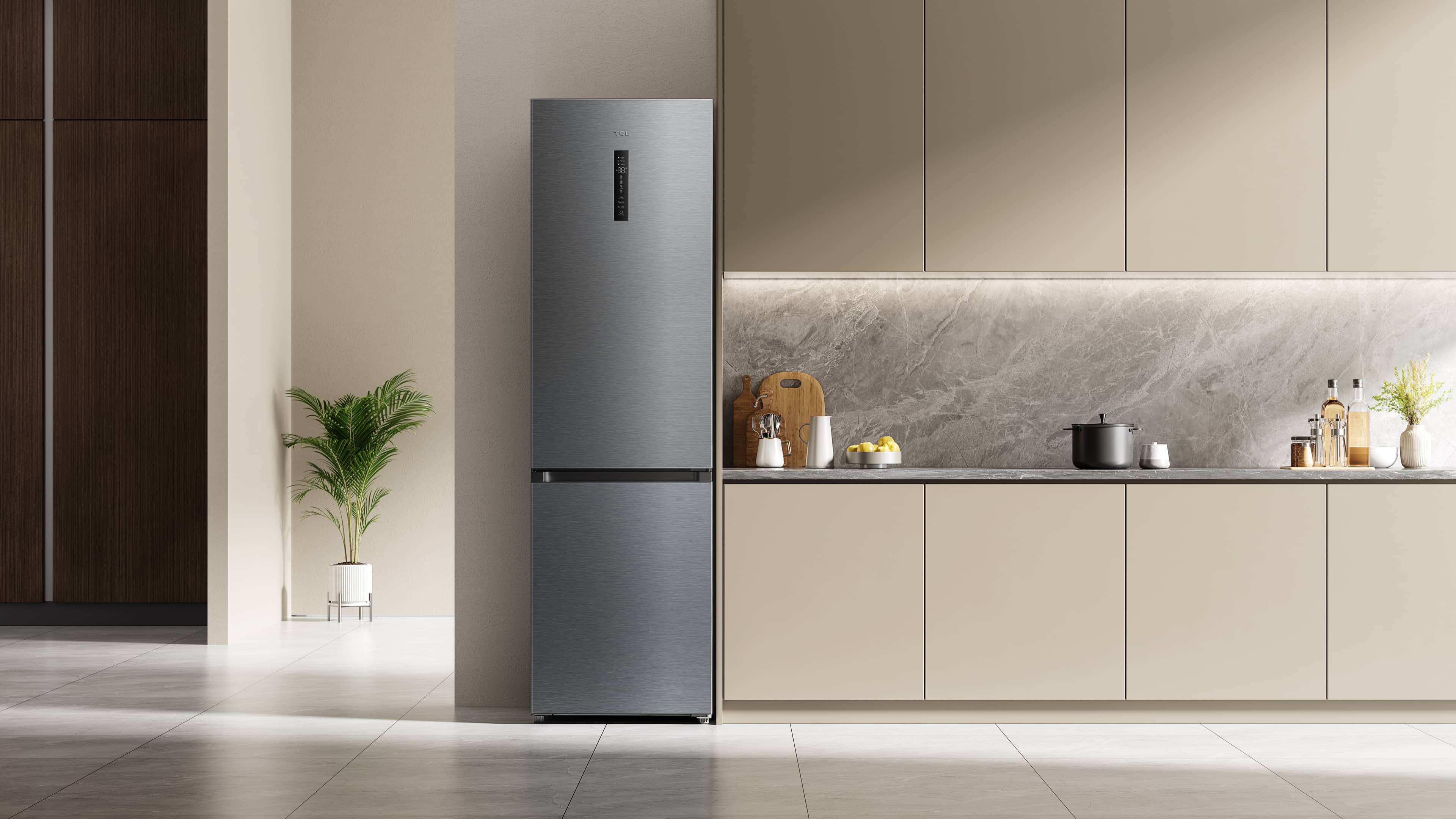 TCL C387BF-Bottom Freezer Refrigerator 