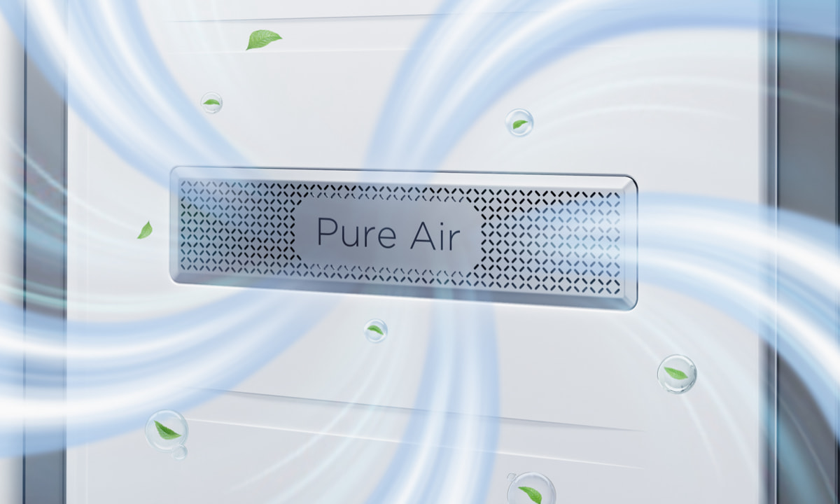 Pure Air Odor Free in Freezer Space