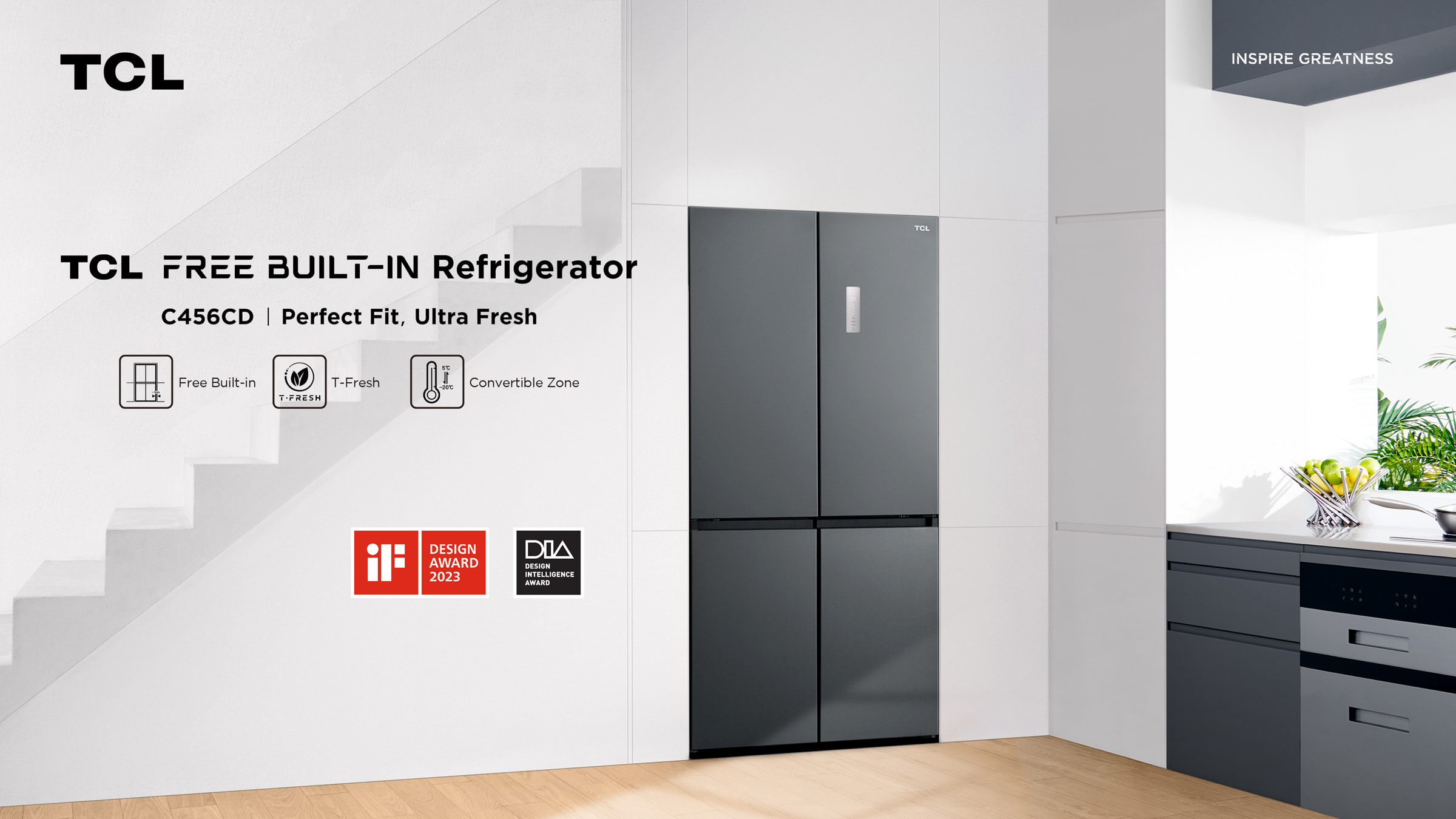 LETOU - ��Ͷ Free Built-in Refrigerator C456CD