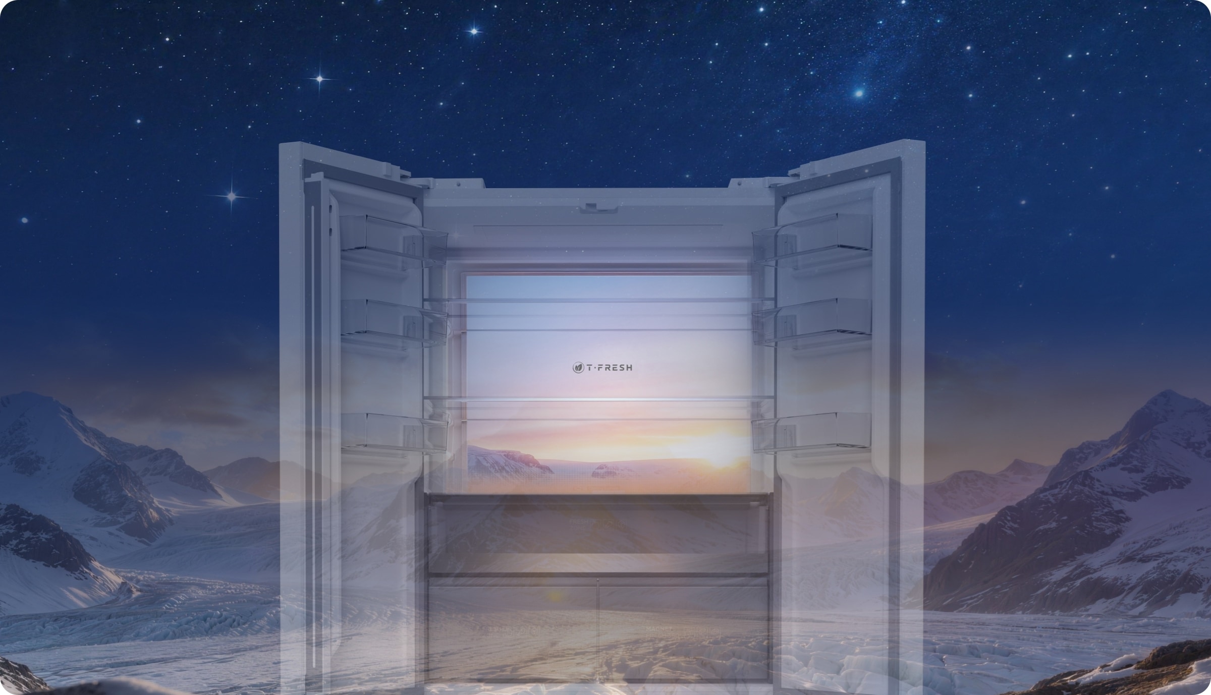 乐竟体育 Refrigerator C508CD Surface Light