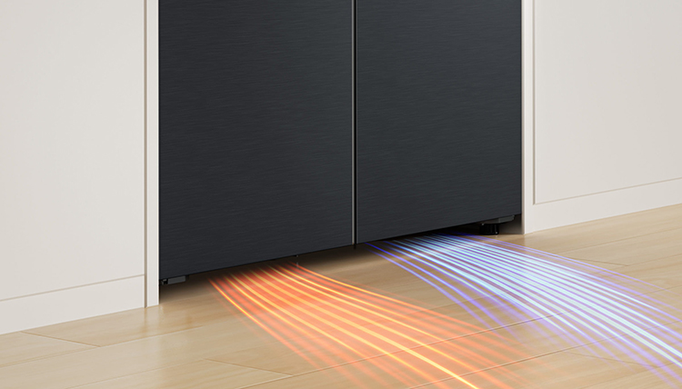 Disipación de Calor Inferior del Refrigerador TCL C521CD 