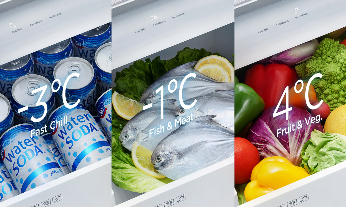 Refrigerador Empotrado Libre de TCL C521CD con T-temp.