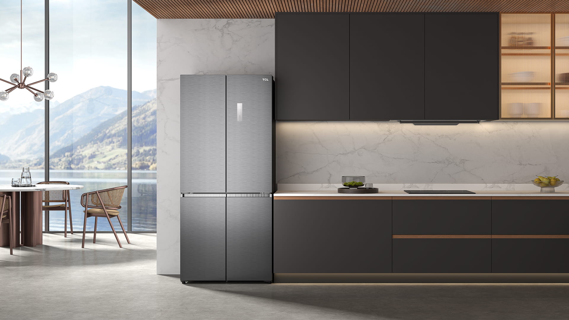 TCL Free Built-in Refrigerator C521CD Diaplay 