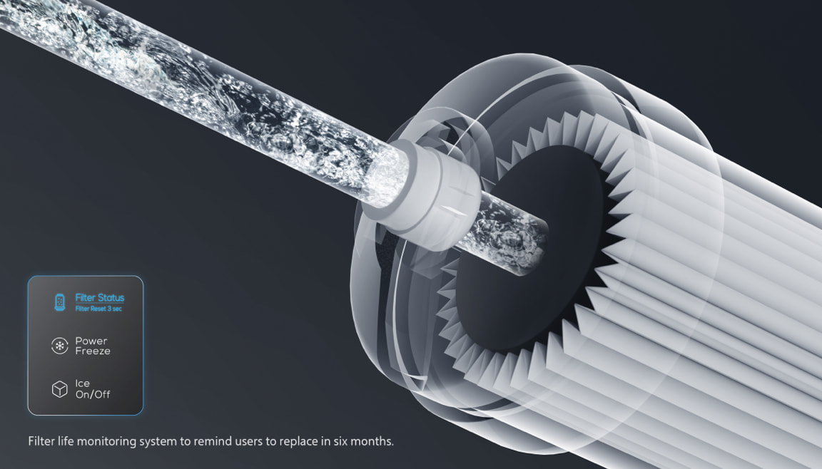 LETOU - ��Ͷ Refrigerator C575SBIM Easy-to-move filter