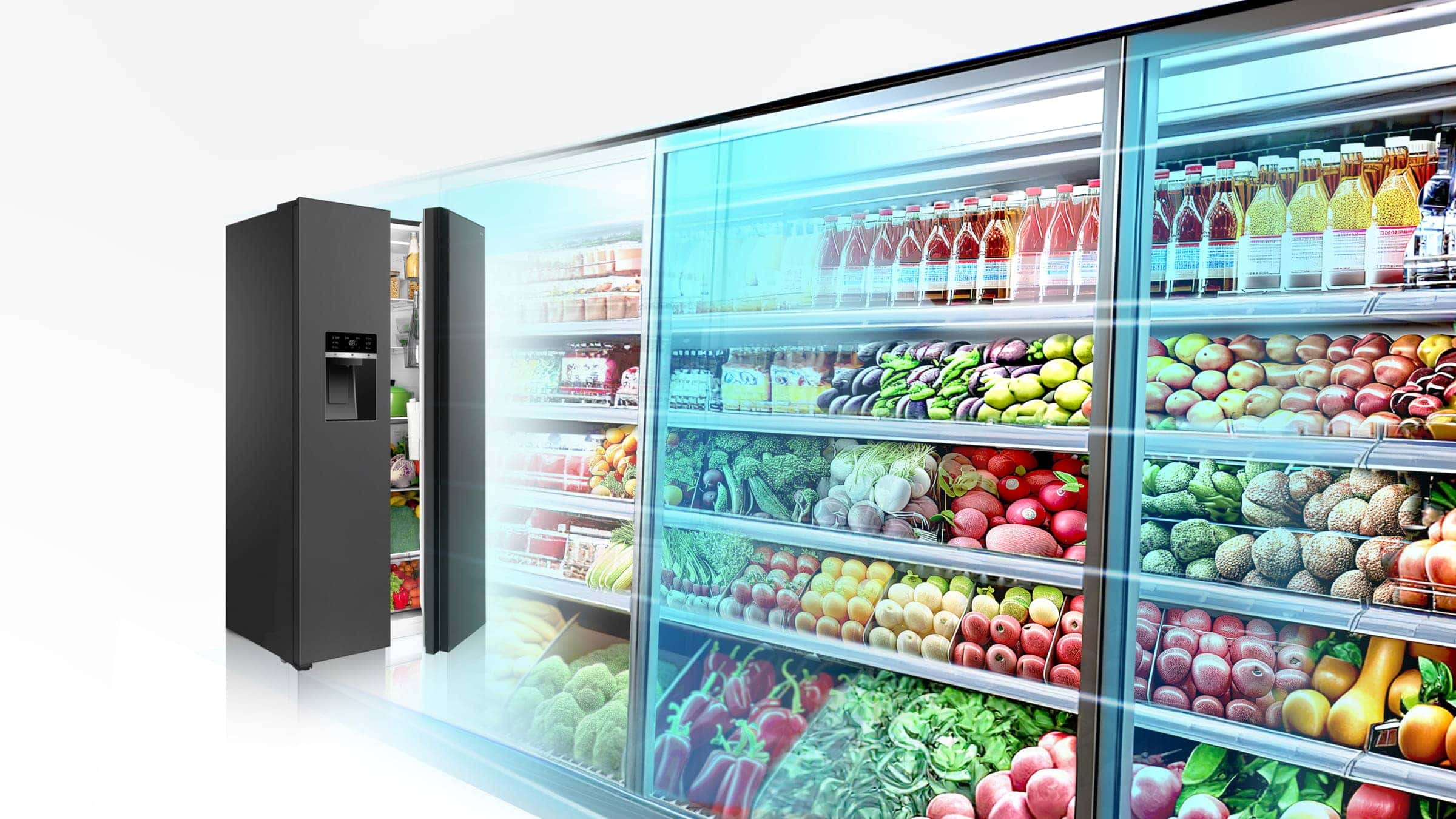 Refrigerador TCL C521CD C575SBIM de gran capacidad