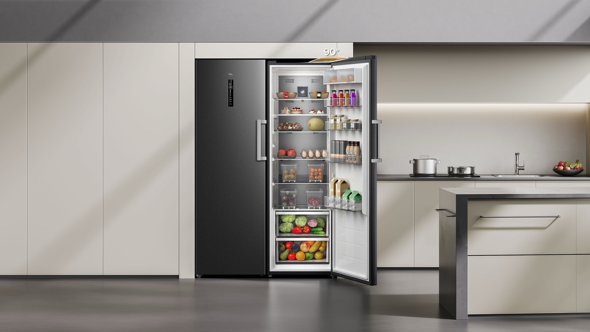 乐竟体育 C387BF Refrigerator store food flexible