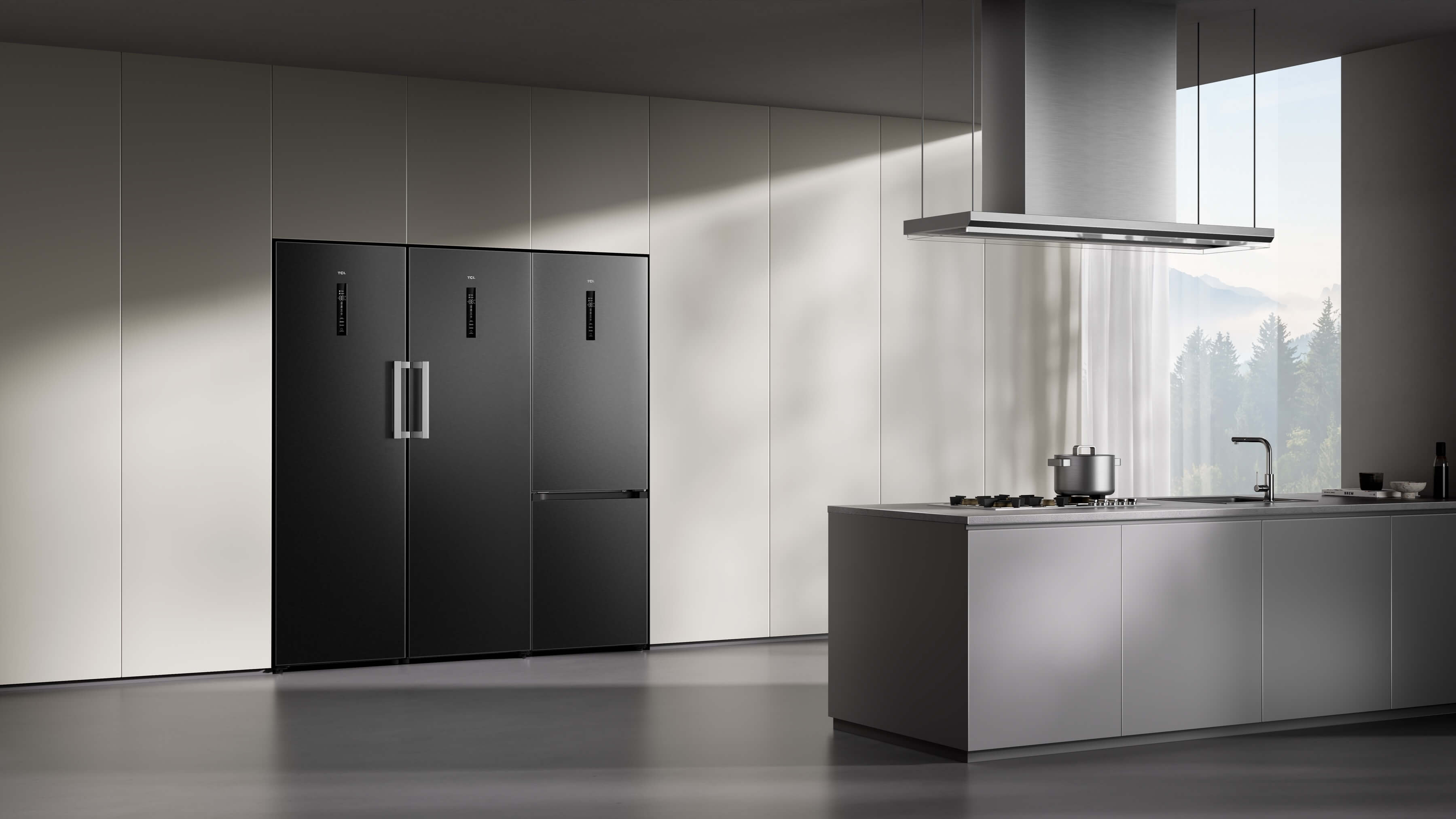 TCL C387BF-Bottom Freezer Refrigerator 