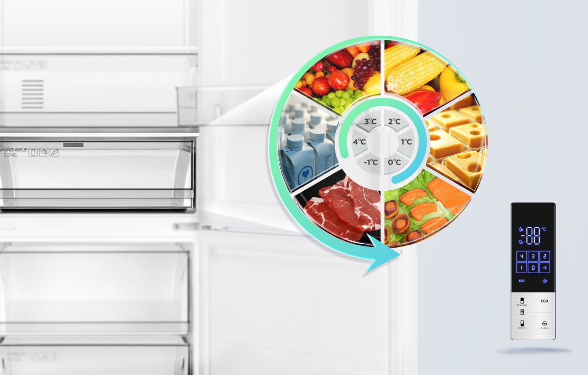 TCL P409BF Refrigerator Variable Zone