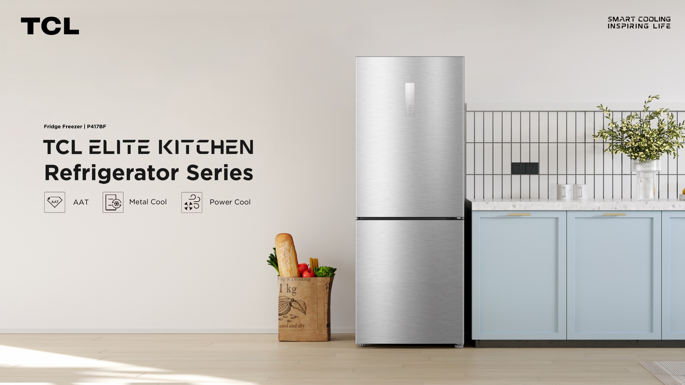 TCL C387BF-Bottom Freezer Refrigerator