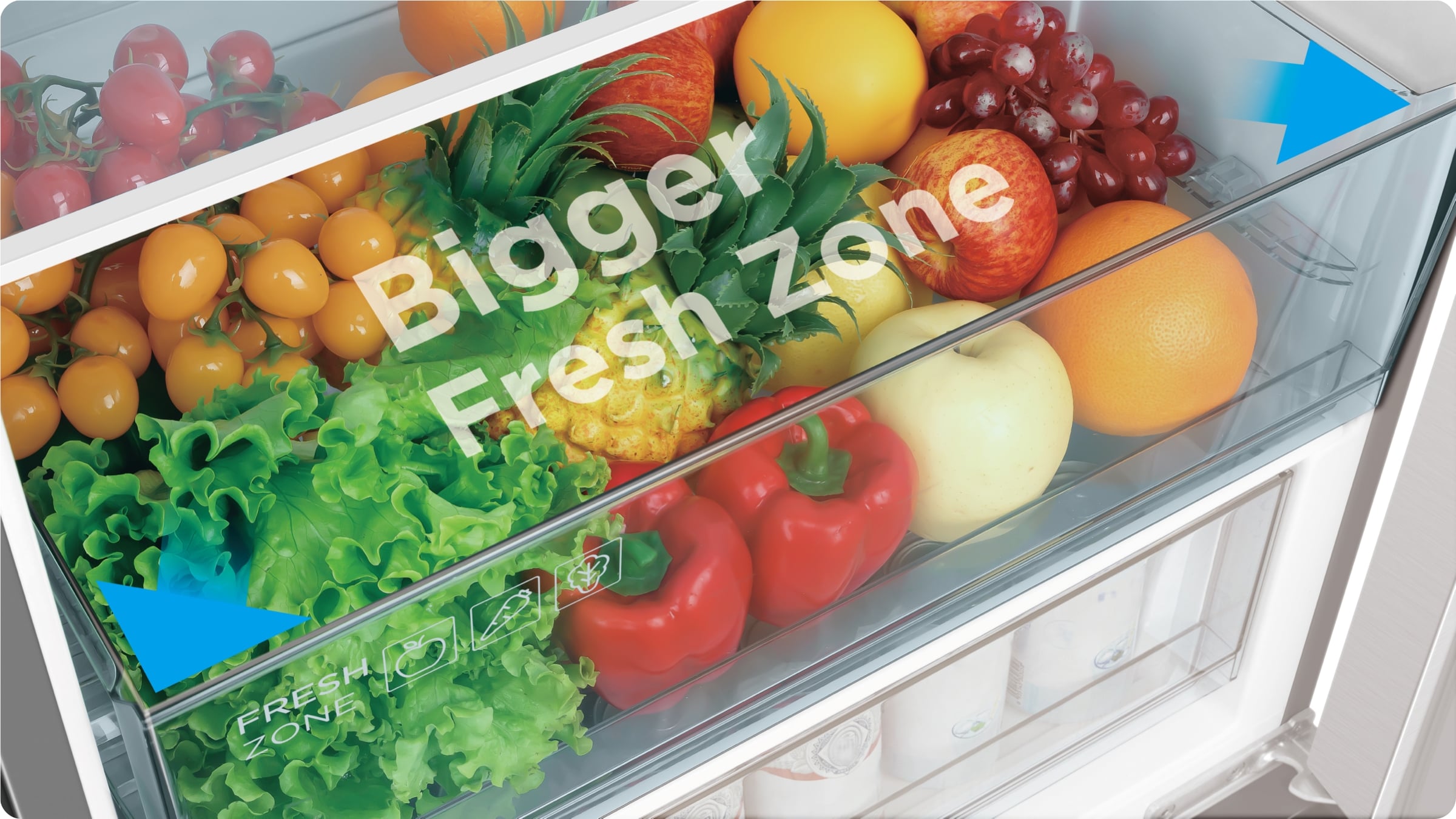 TCL C387BF Refrigerator Three temperature settings