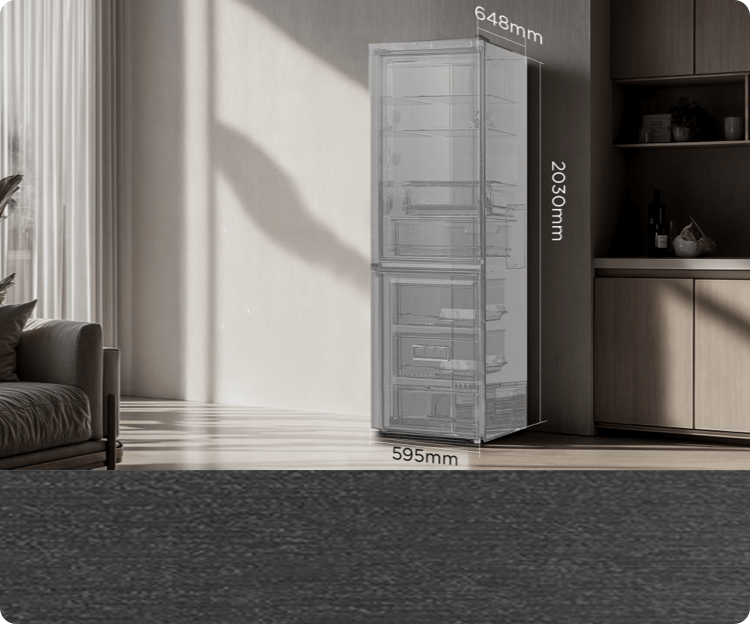 TCL Refrigerator P456BF 382L Less efficient use of space