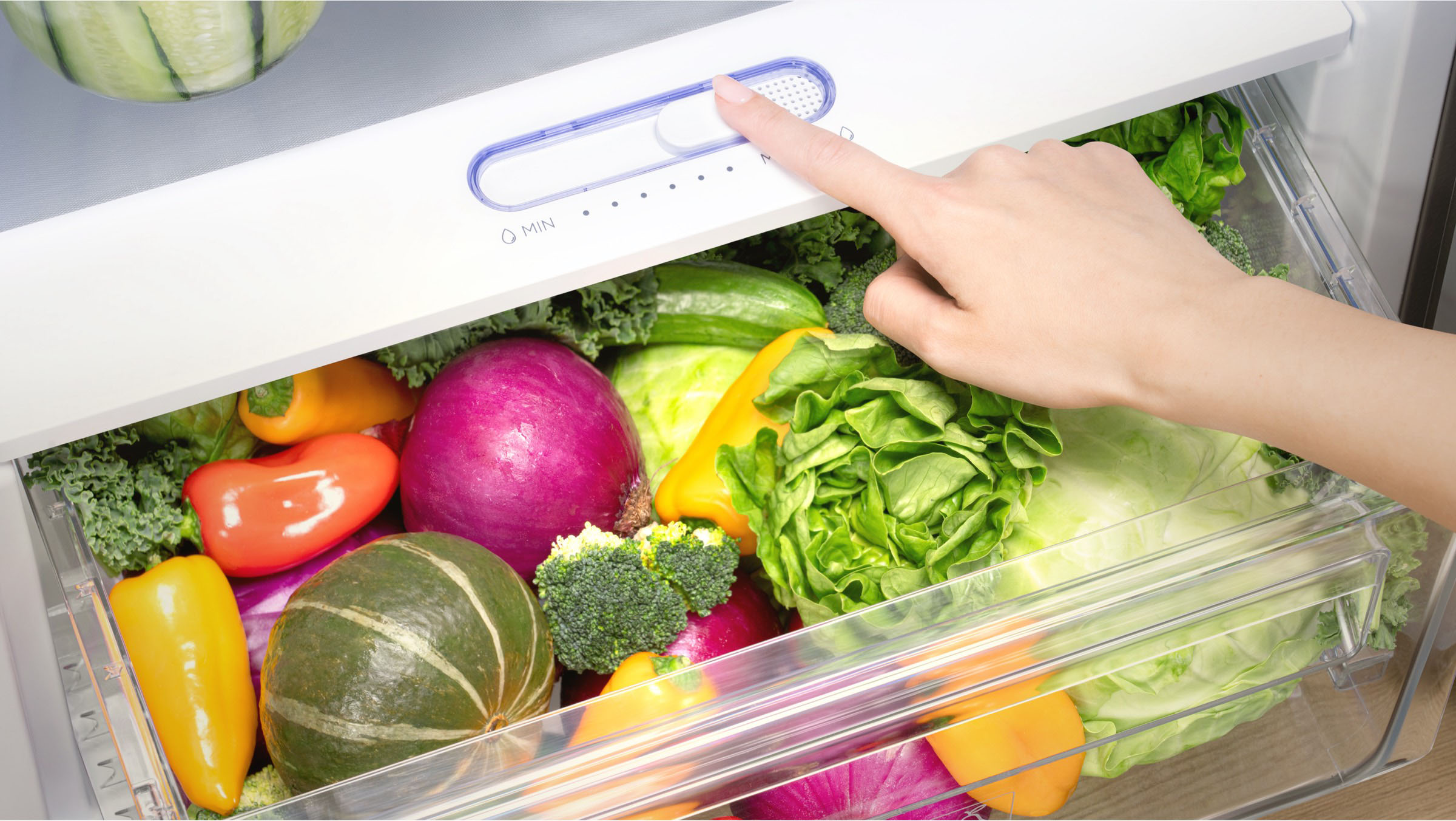 TCL P465TM Top Mount Refrigerator Humidity Slider Crisper