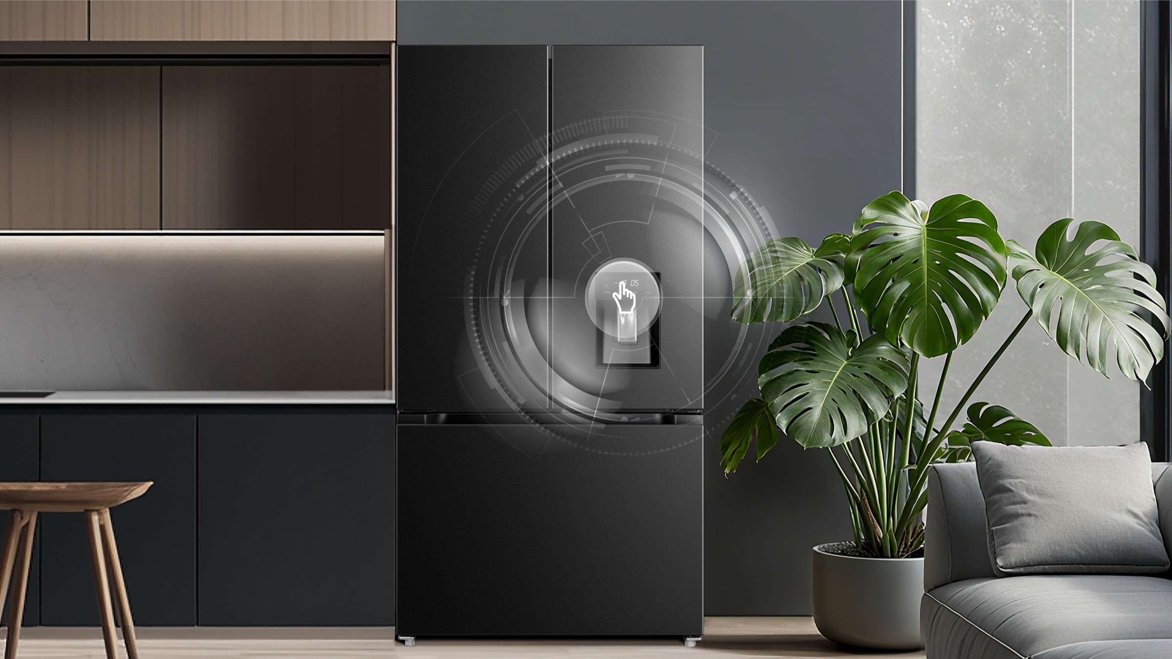 TCL P595FD Refrigerator precise digital control