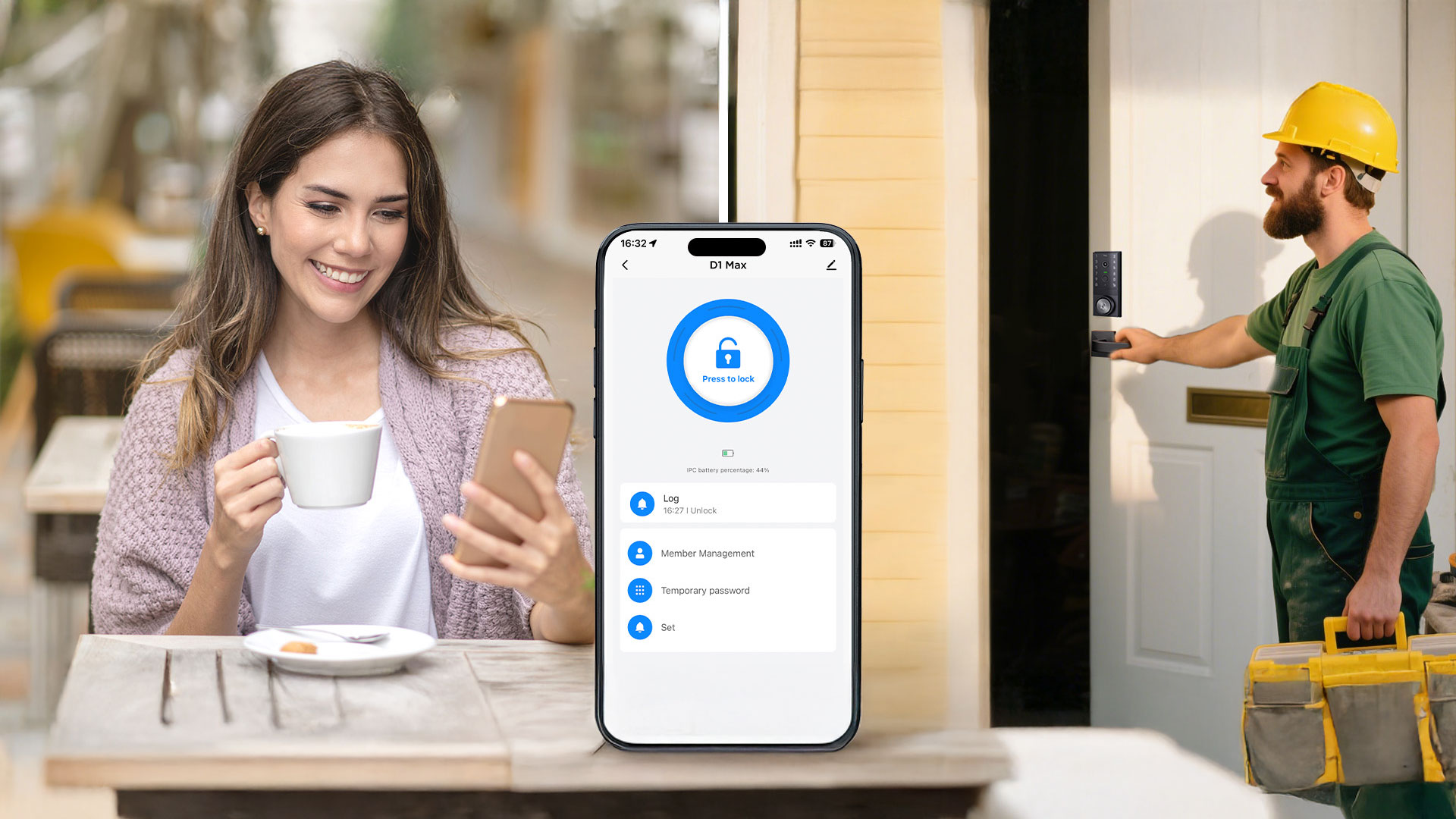TCL D1 Max Smart Lock Use APP Smart Remote Access