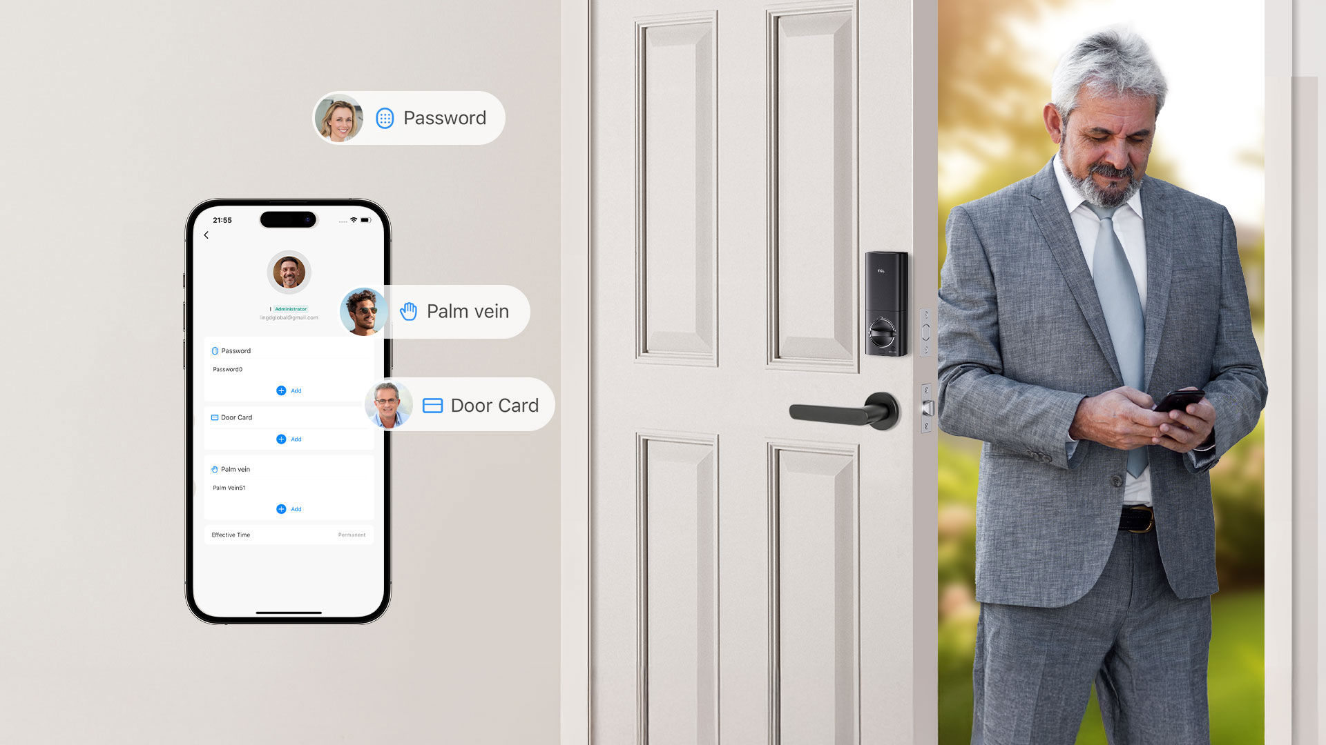 LETOU - ��Ͷ D1 Fingerprint Smart Lock Access Management